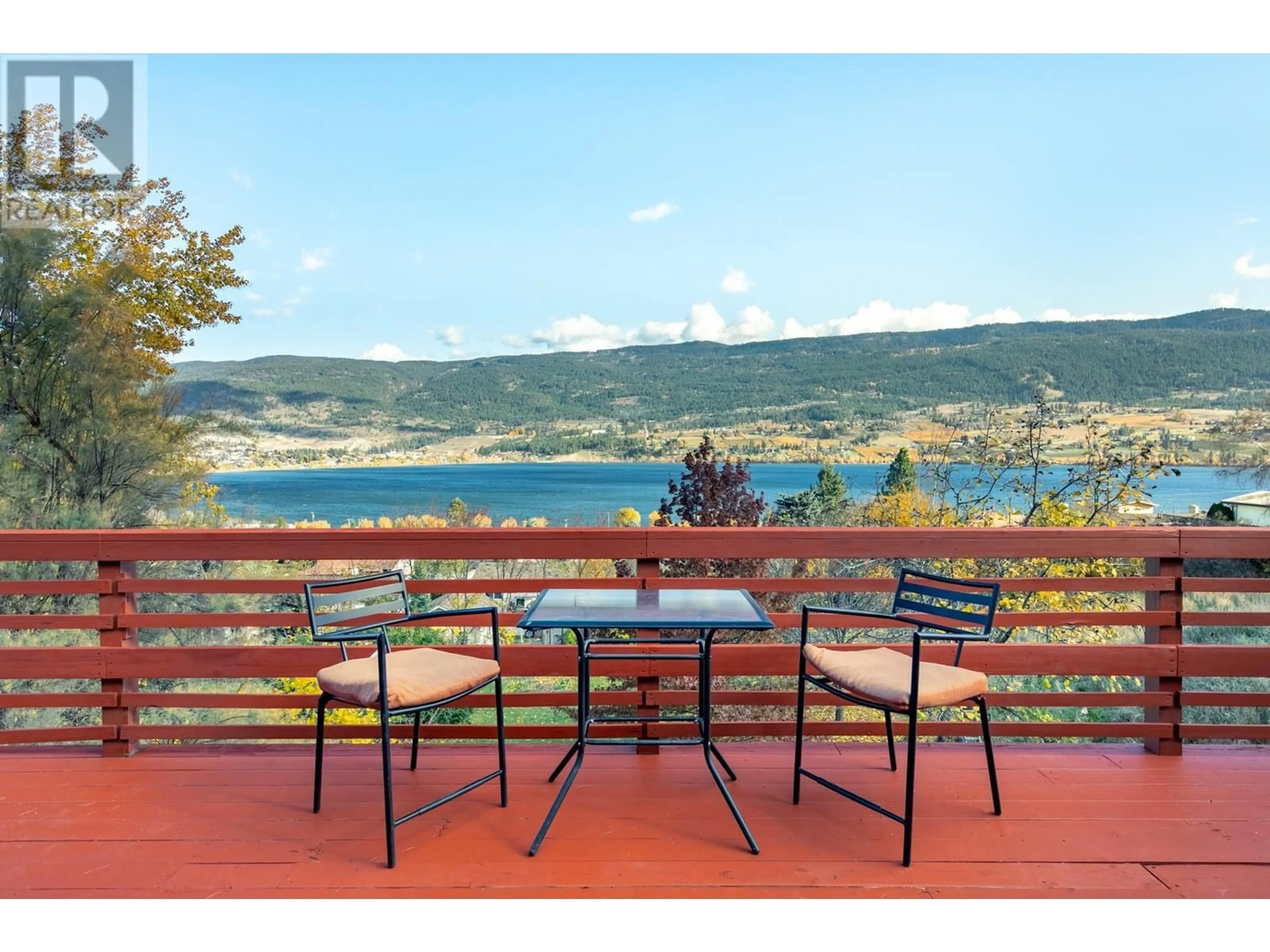 Patio, water/lake/river/ocean view for 15069 Old Mission Road, Lake Country British Columbia V4V2A9