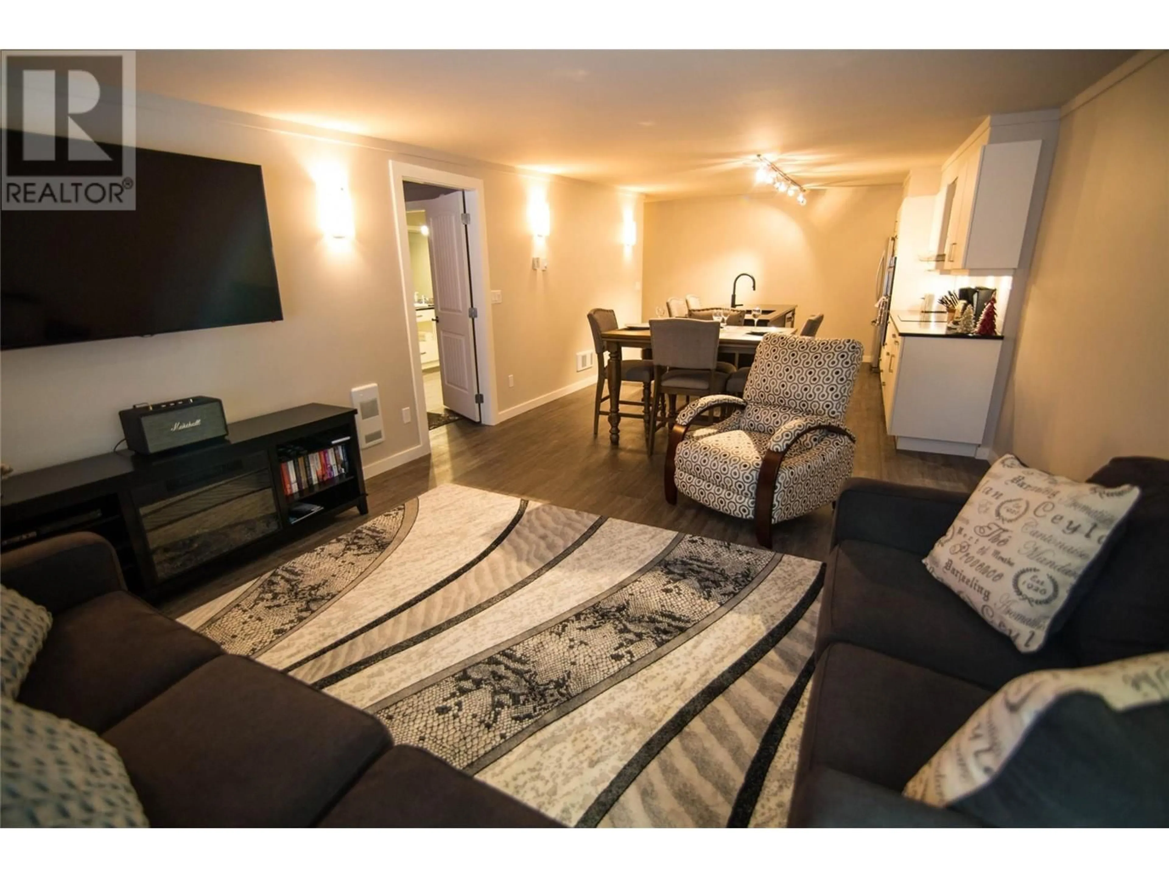 Living room with furniture, unknown for 103B 1240 Powerhouse Road, Revelstoke British Columbia V0E2S0