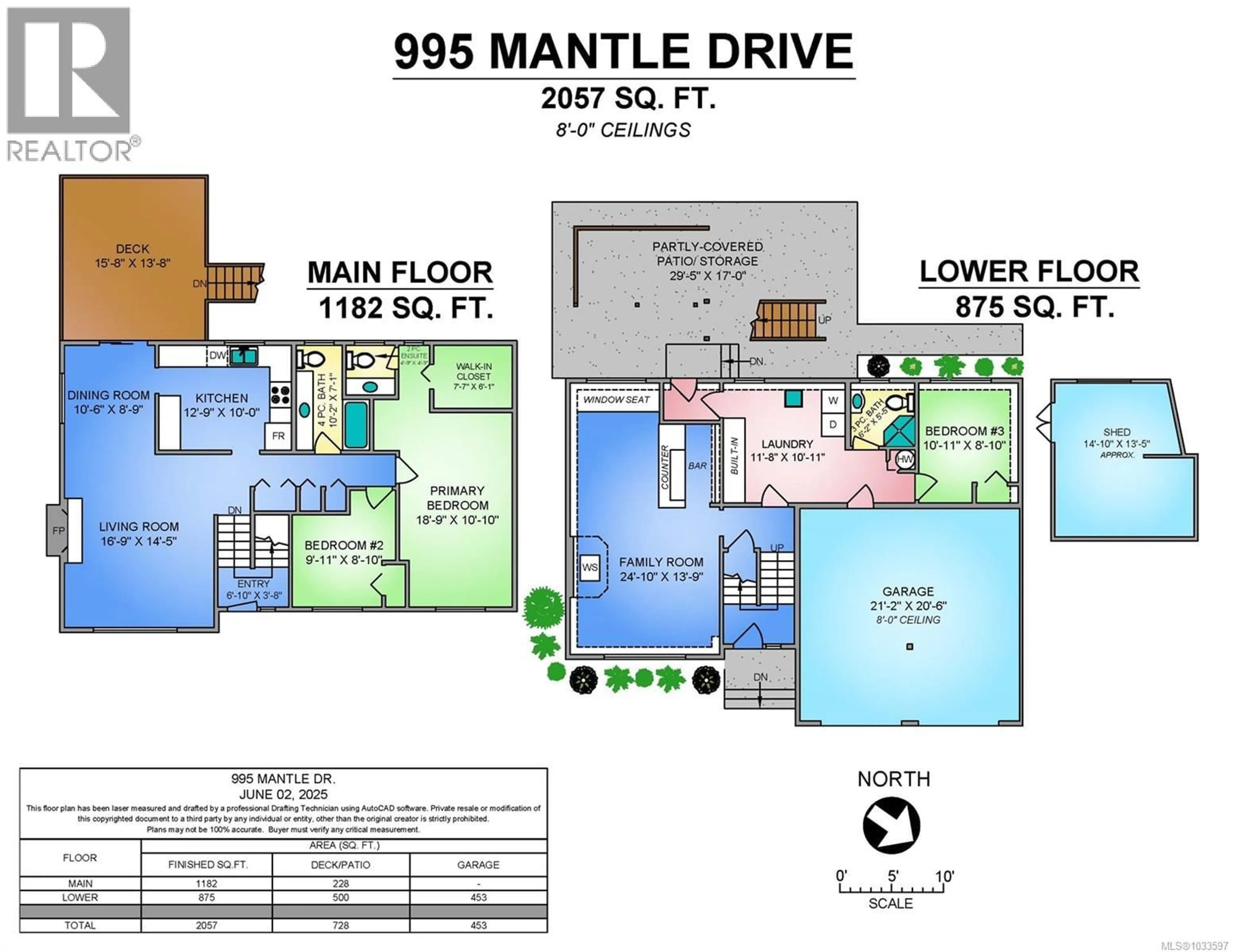 Floor plan for 995 MANTLE DRIVE, Courtenay British Columbia V9N7H3