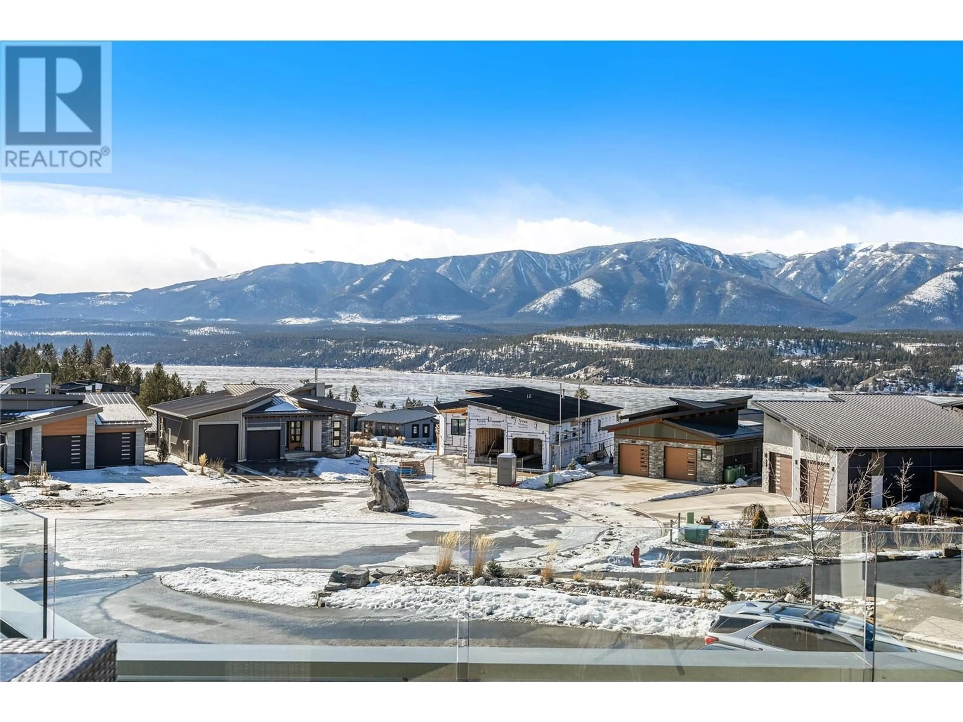 A pic from outside/outdoor area/front of a property/back of a property/a pic from drone, mountain view for 856 ANTLER RIDGE ROAD, Invermere British Columbia V0A1K3