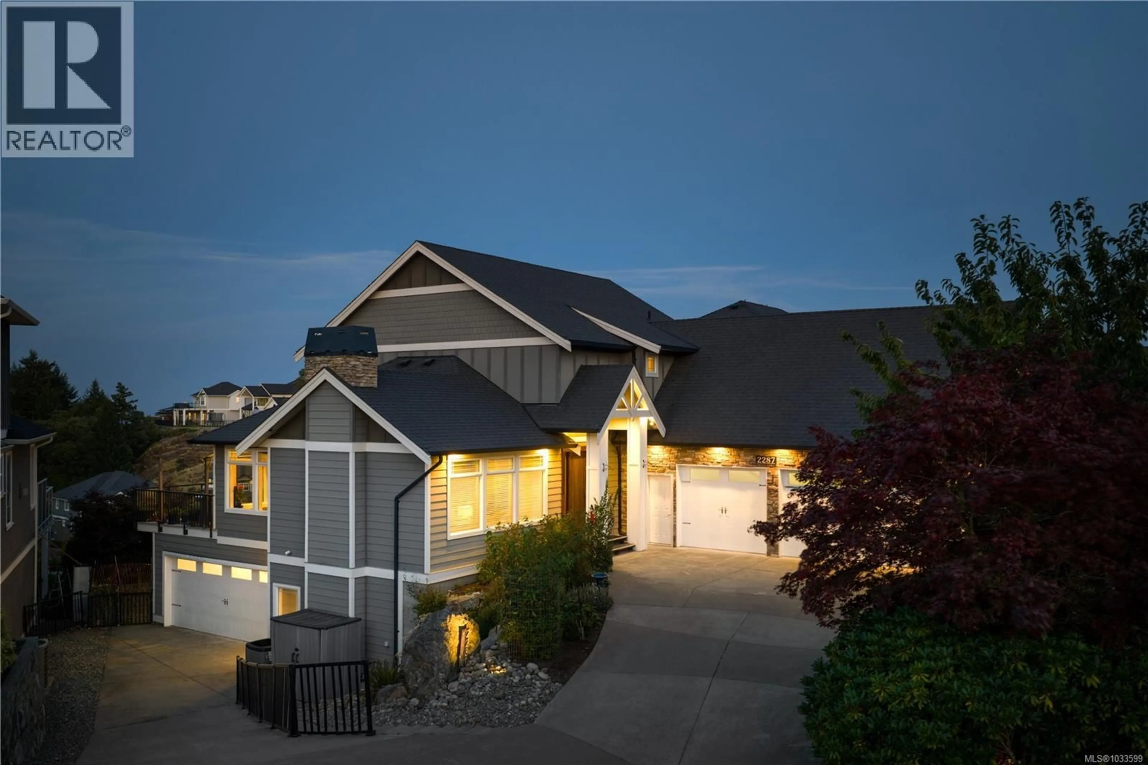 Home with vinyl exterior material, street for 2287 NICKLAUS DRIVE, Langford British Columbia V9B0L2