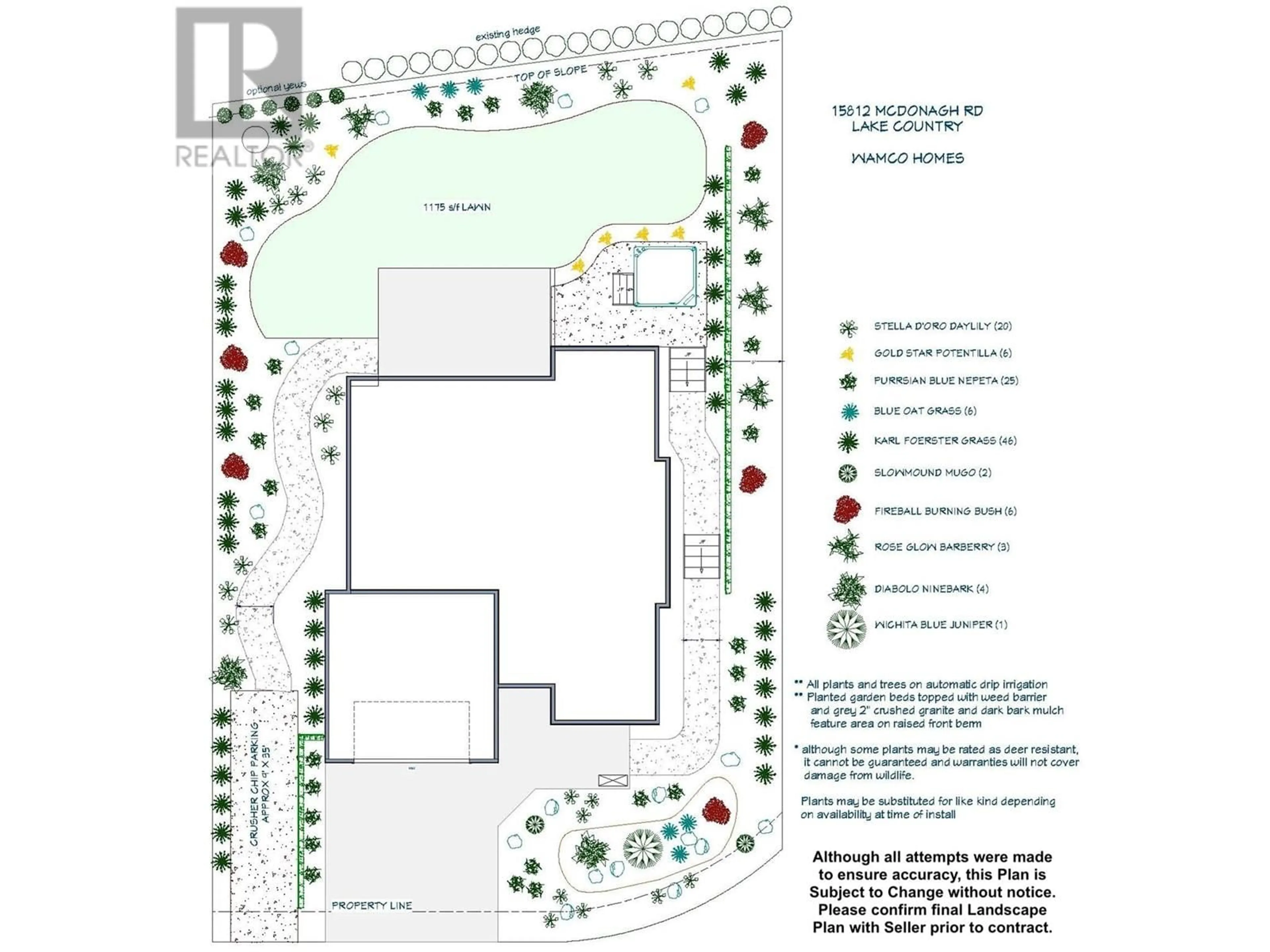 Floor plan for 15812 MCDONAGH ROAD, Lake Country British Columbia V4V2E7