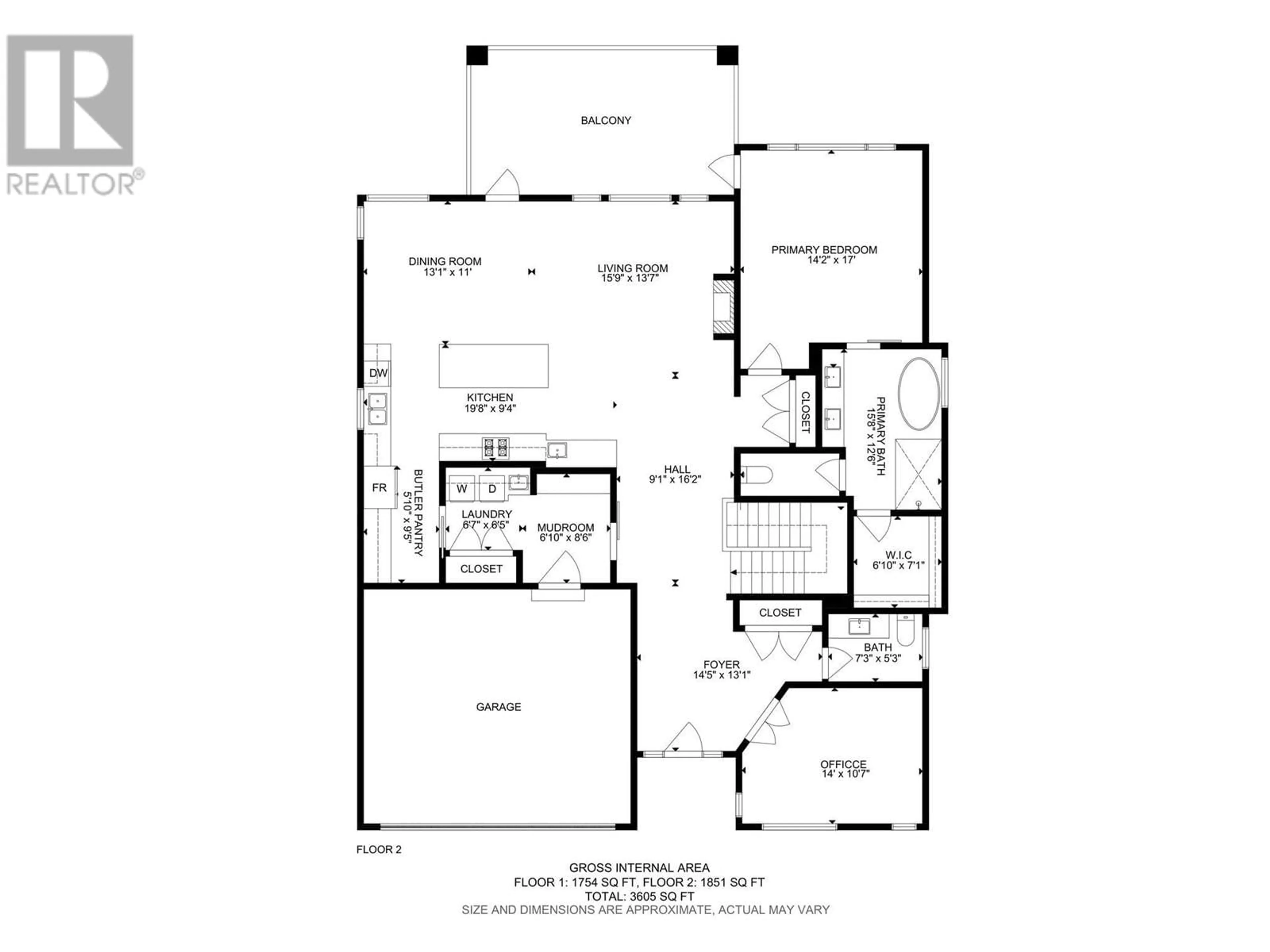 Floor plan for 15812 McDonagh Road Lot# 9, Lake Country British Columbia V4V2E7