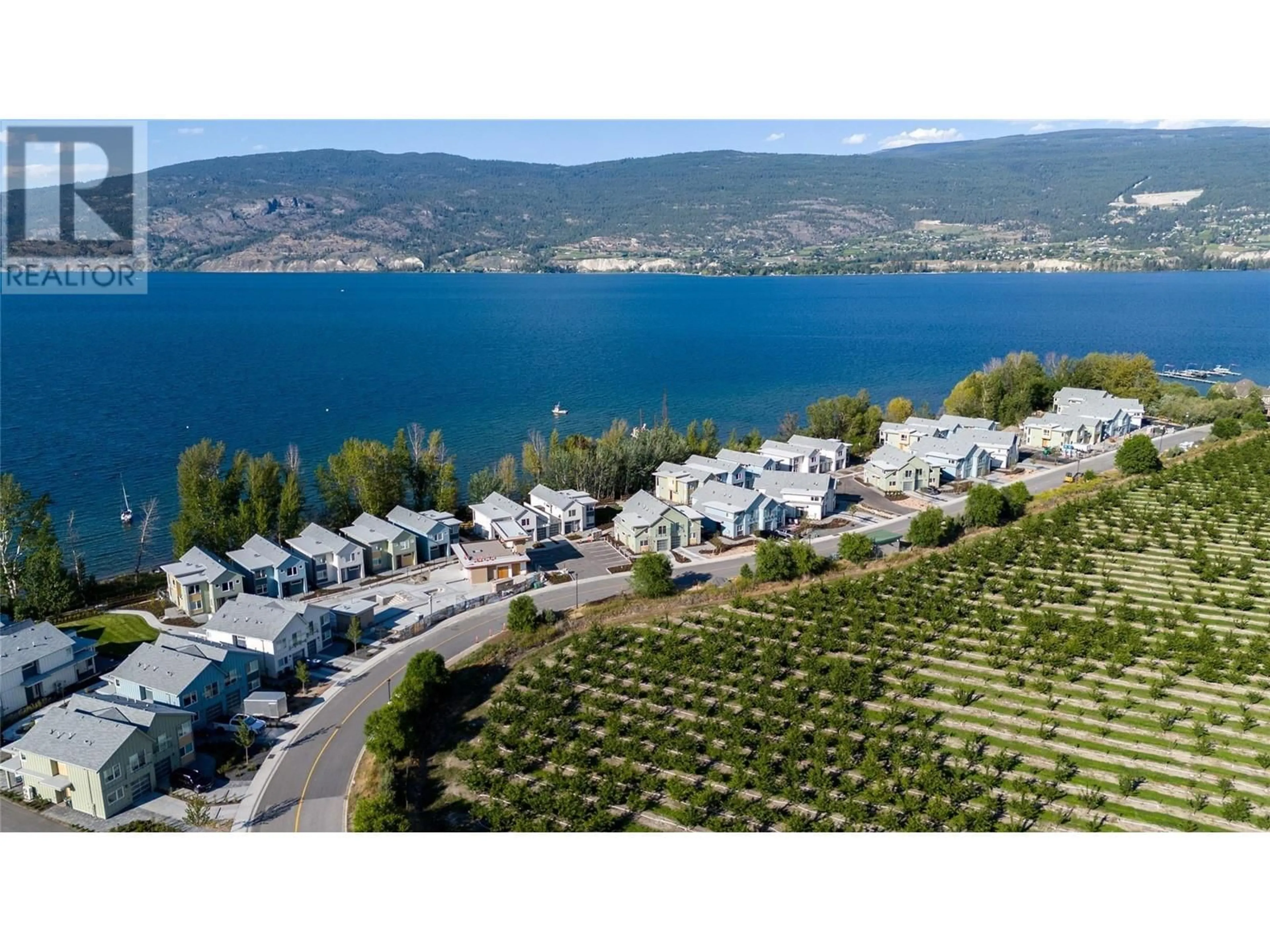 A pic from outside/outdoor area/front of a property/back of a property/a pic from drone, water/lake/river/ocean view for 3160 LANDRY CRESCENT, Summerland British Columbia V0H1Z9