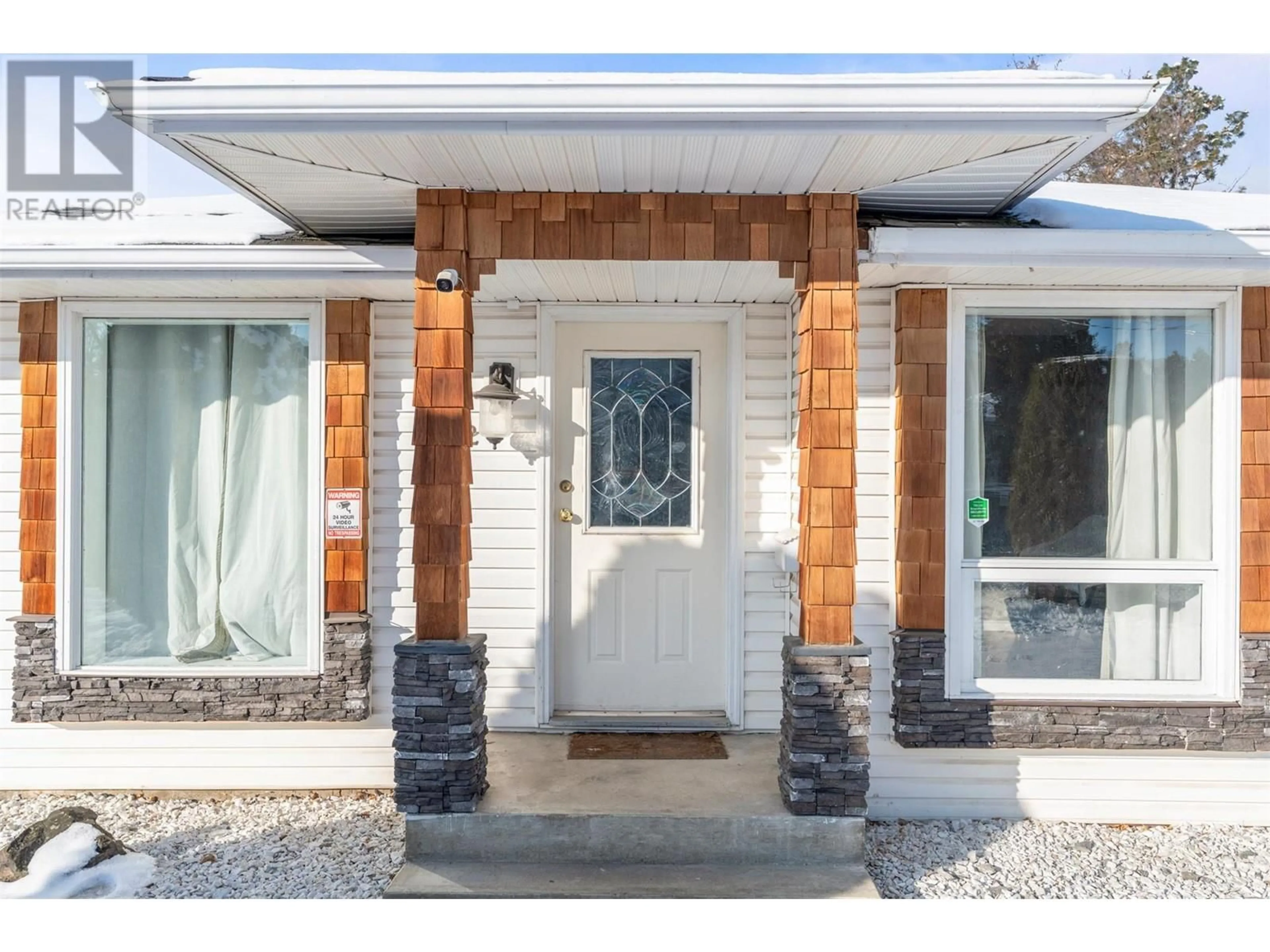 Home with brick exterior material, street for 3302 16 Street, Vernon British Columbia V1T3X4