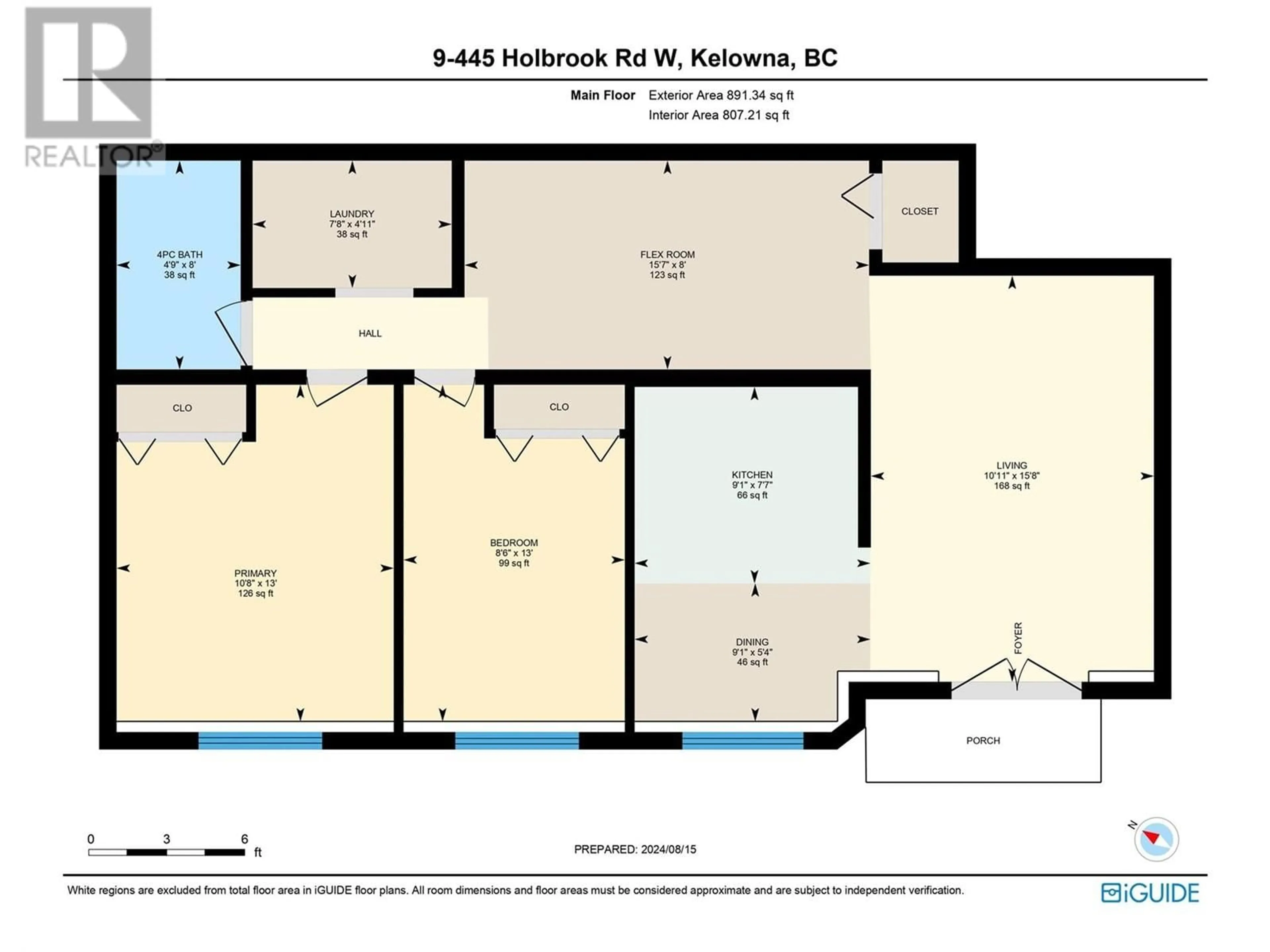 Floor plan for 445 Holbrook Road W Unit# 9, Kelowna British Columbia V1X1S4