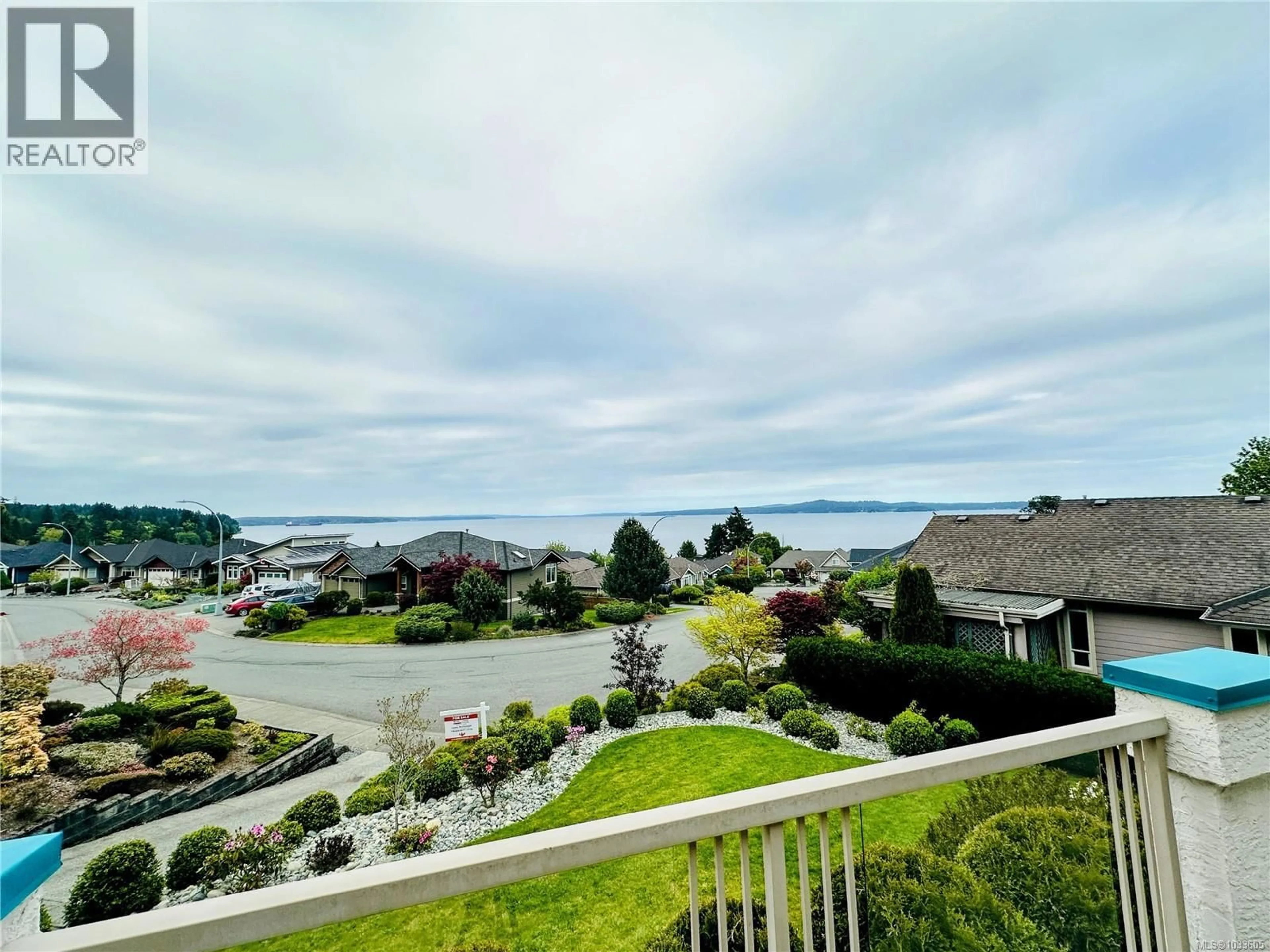 A pic from outside/outdoor area/front of a property/back of a property/a pic from drone, water/lake/river/ocean view for 10110 ORCA VIEW TERRACE, Chemainus British Columbia V0R1K2