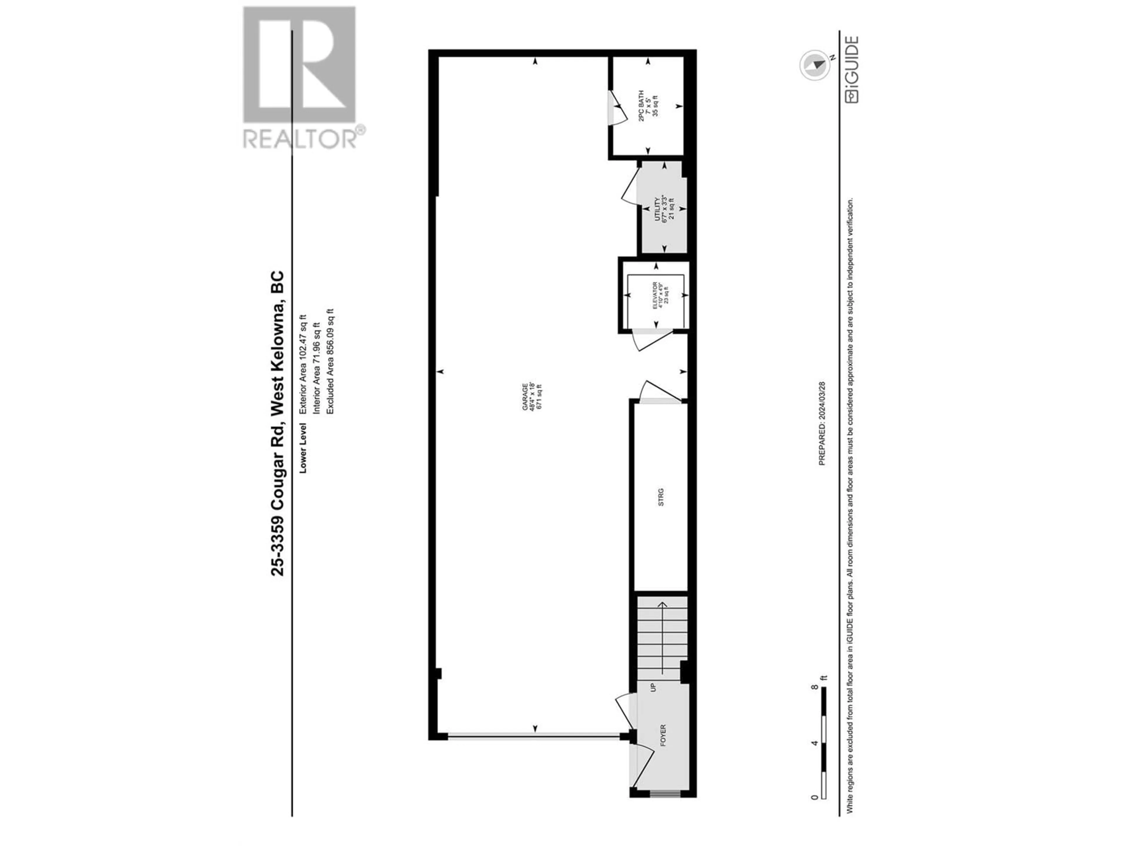 Floor plan for 3359 Cougar Road Unit# 25, Westbank British Columbia V4T3G1