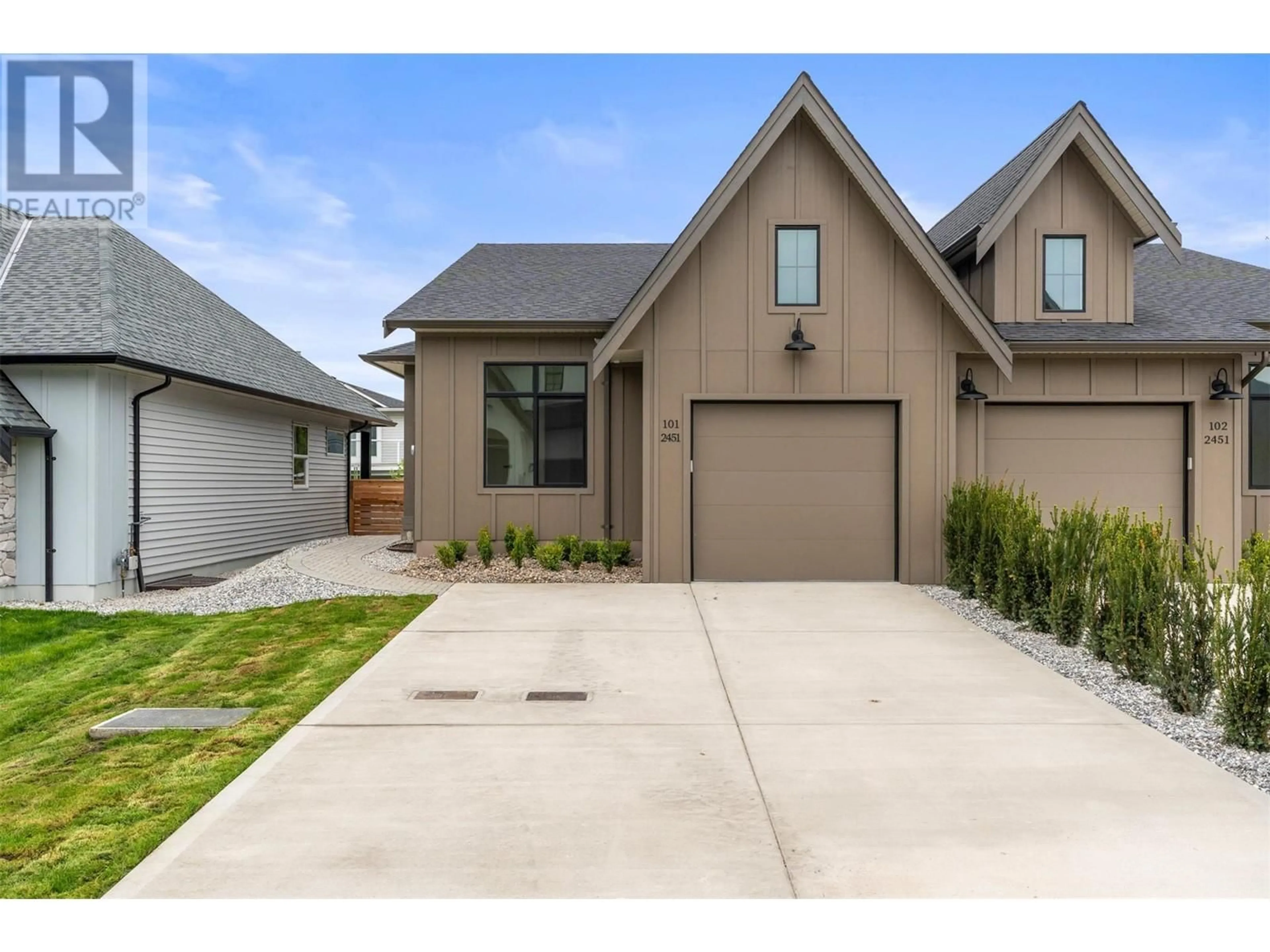 Home with brick exterior material, street for 101 - 2451 BRADLEY DRIVE, Armstrong British Columbia V4Y0Y4