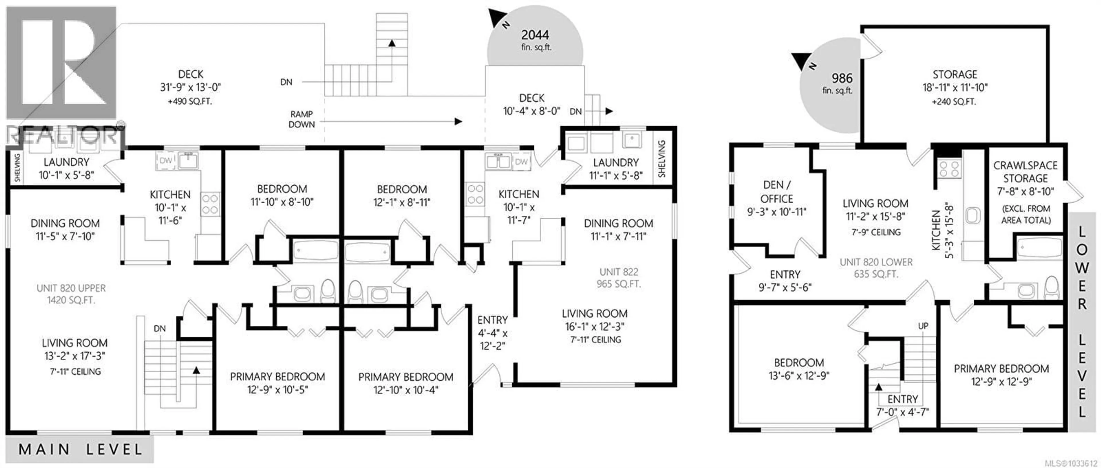 Floor plan for 820-822 LESLIE DRIVE, Saanich British Columbia V8X2Y4