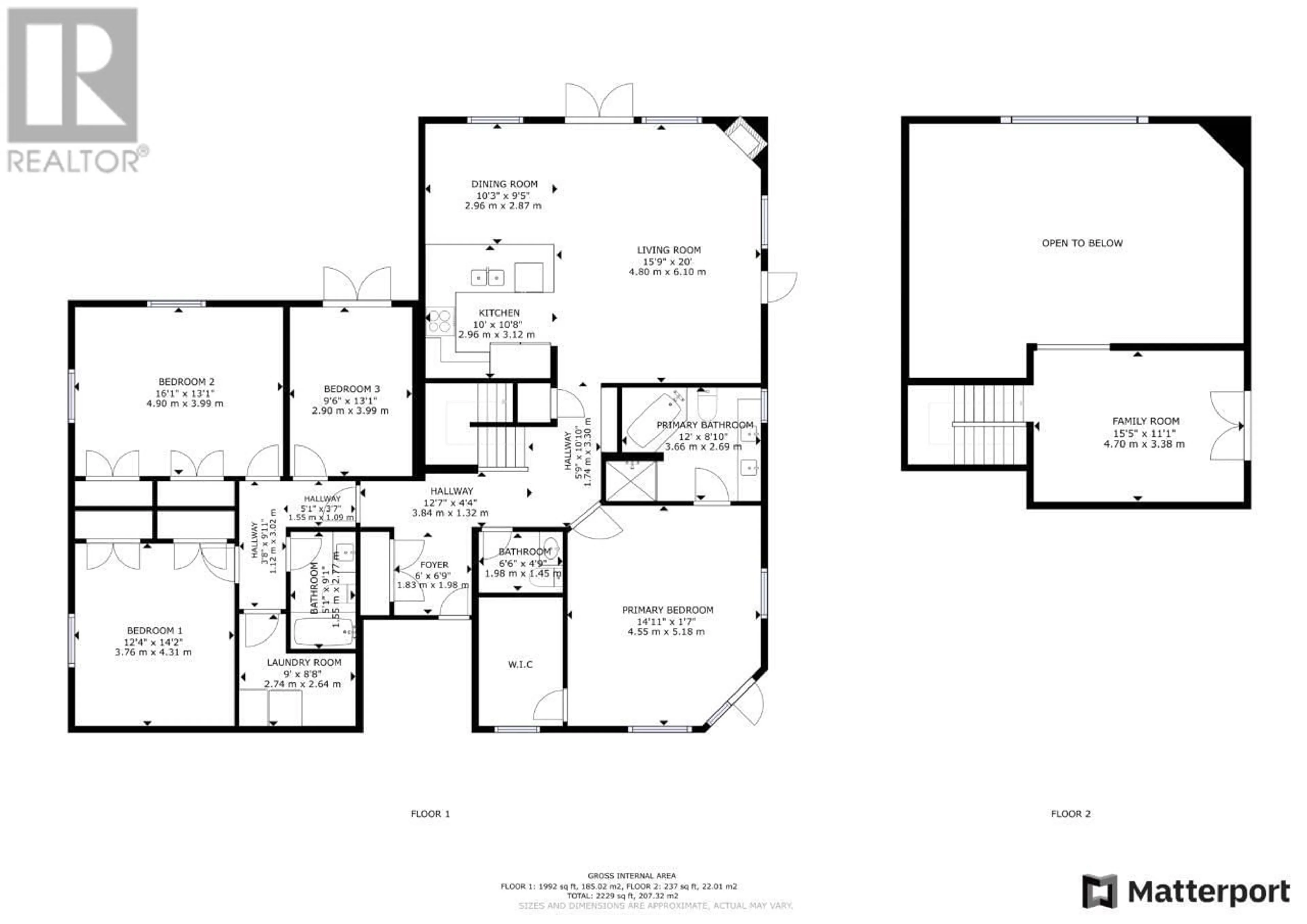 Floor plan for 105 - 7291 PROSPECTOR AVENUE, Radium Hot Springs British Columbia V0A1M0
