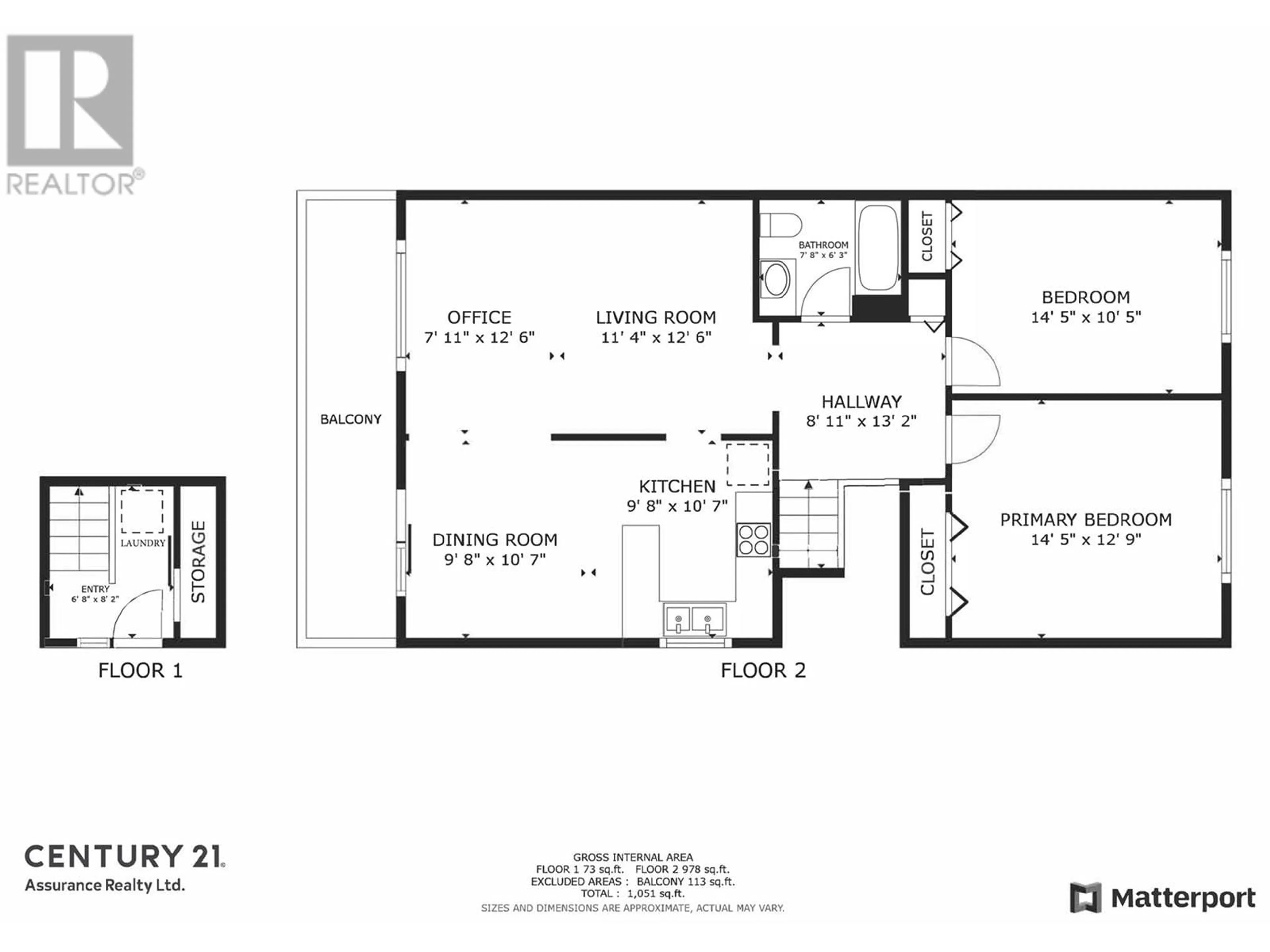 Floor plan for 1107 Cactus Road, Kelowna British Columbia V1X3N3