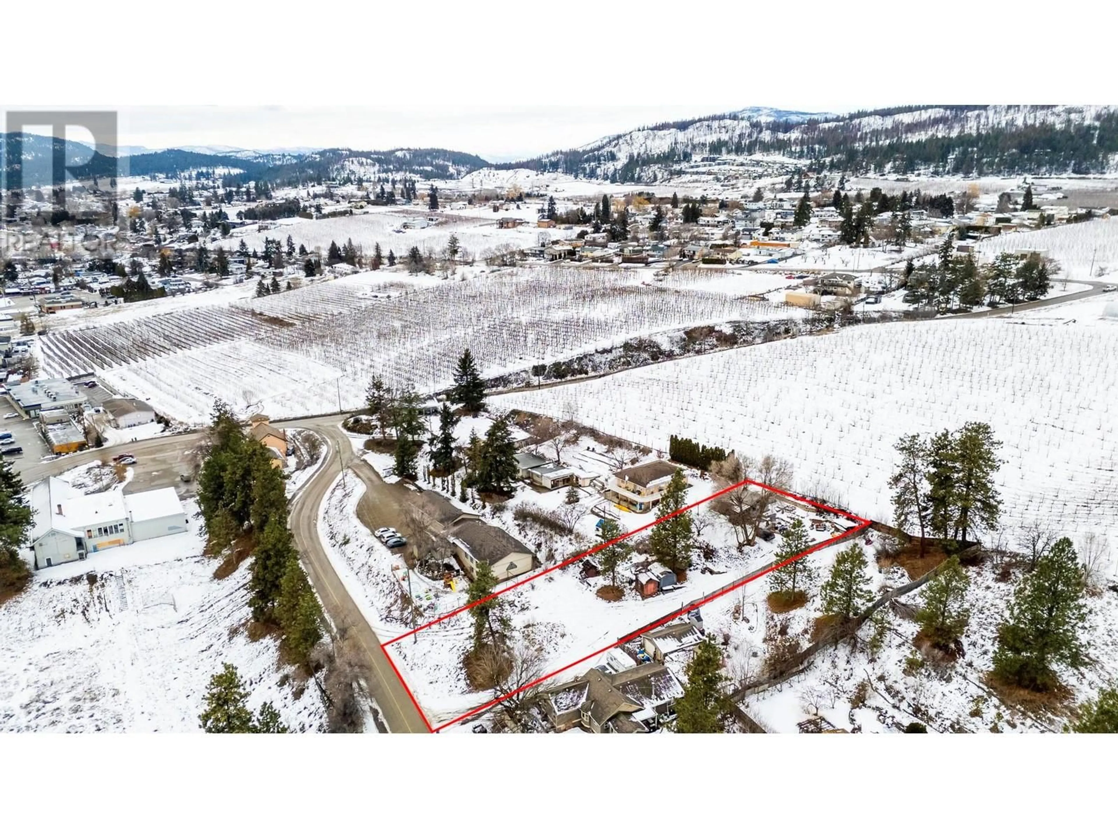 A pic from outside/outdoor area/front of a property/back of a property/a pic from drone, unknown for 10214 Newene Road, Lake Country British Columbia V4V1V2