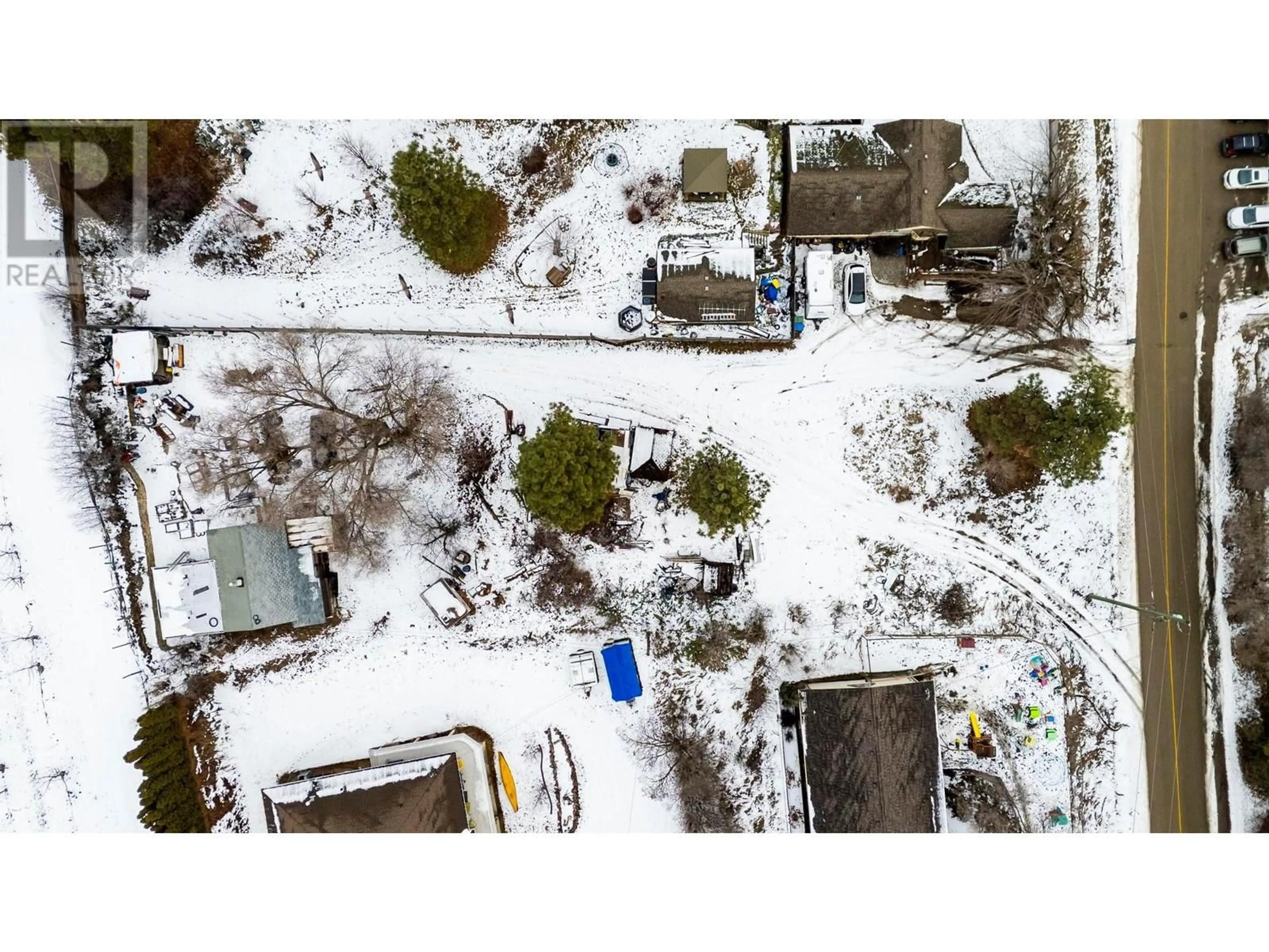 A pic from outside/outdoor area/front of a property/back of a property/a pic from drone, street for 10214 Newene Road, Lake Country British Columbia V4V1V2