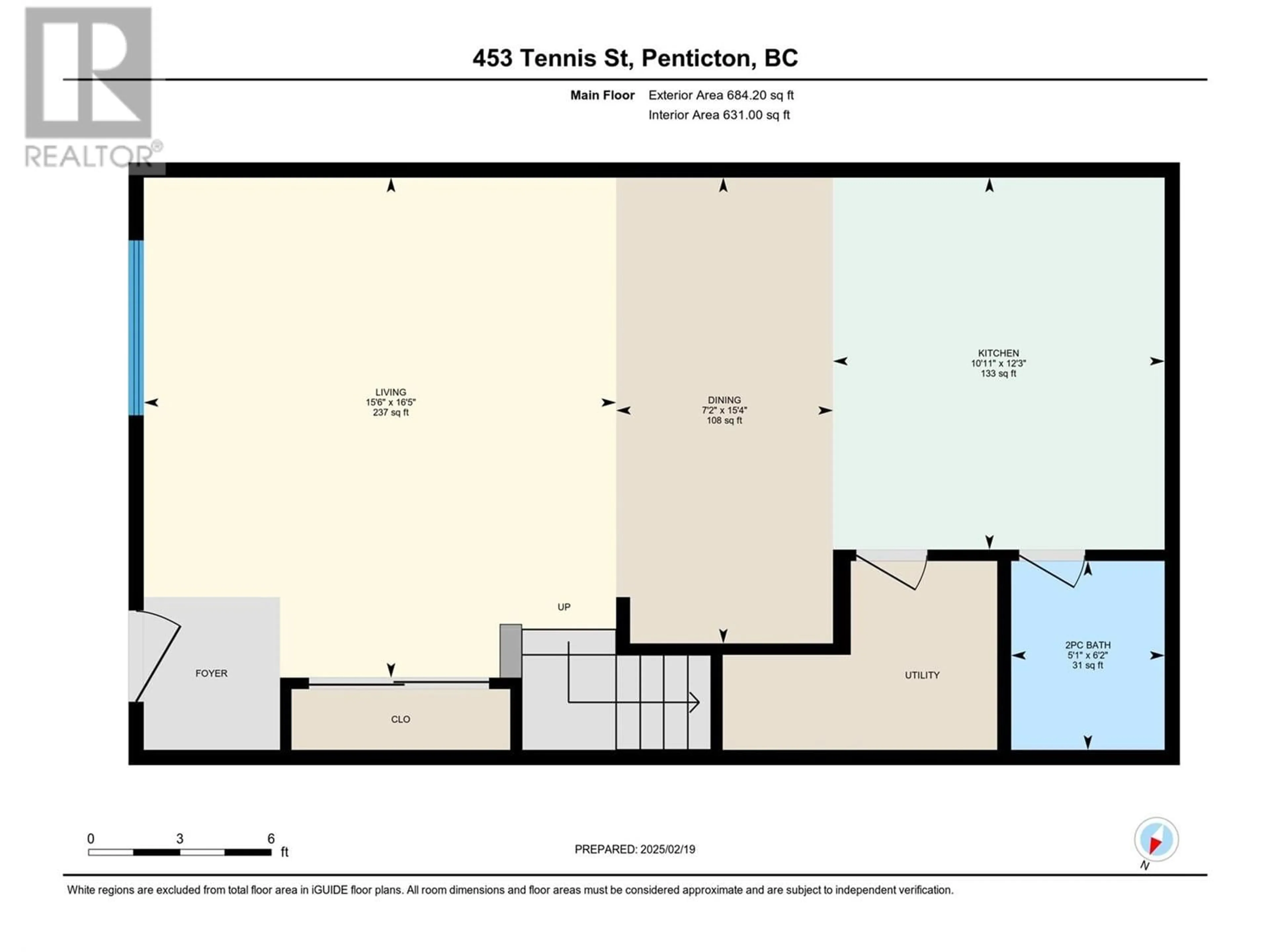 Floor plan for 101 - 453 TENNIS STREET, Penticton British Columbia V2A5R4