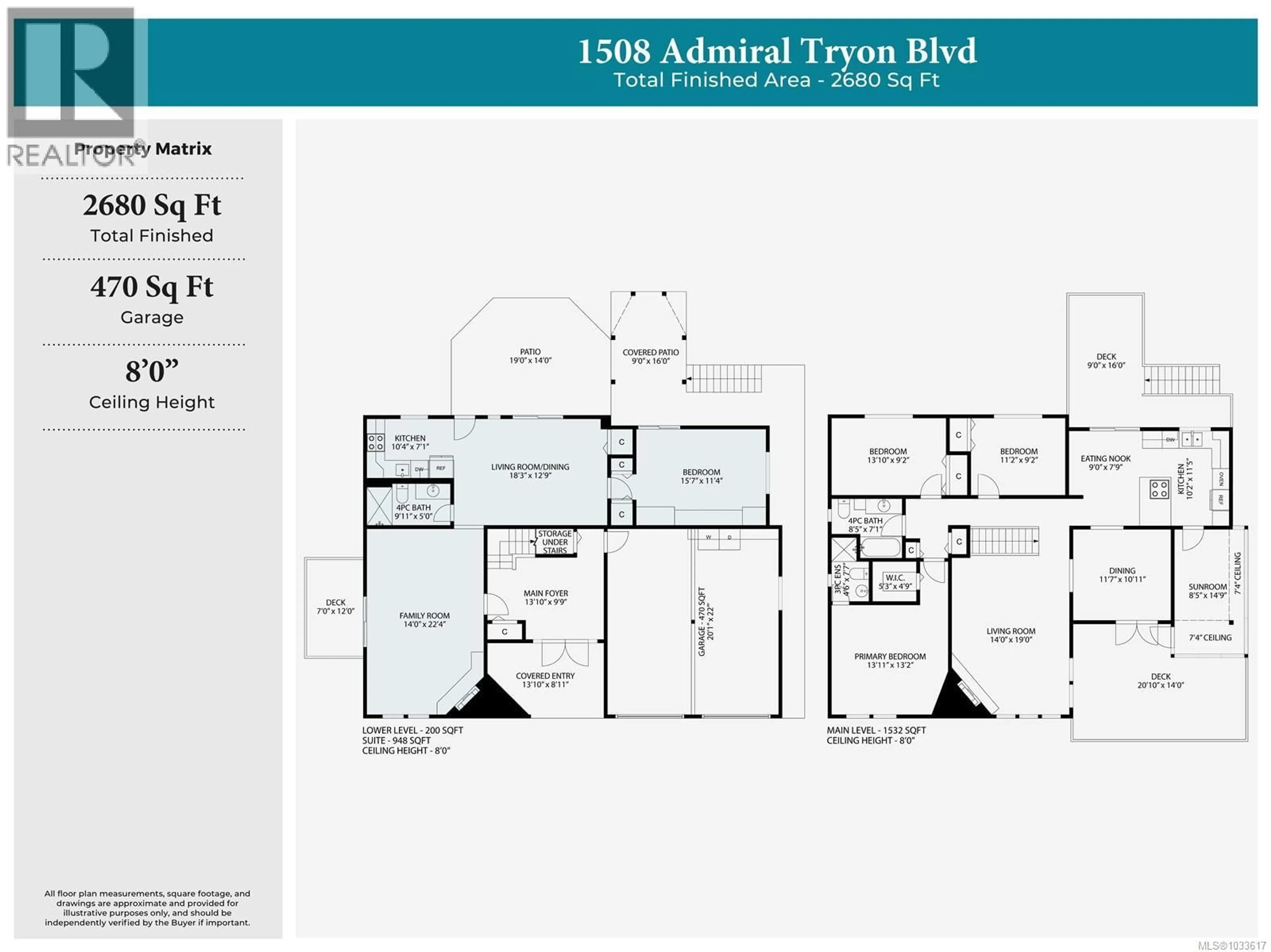 Floor plan for 1508 ADMIRAL TRYON BOULEVARD, French Creek British Columbia V9P2V2