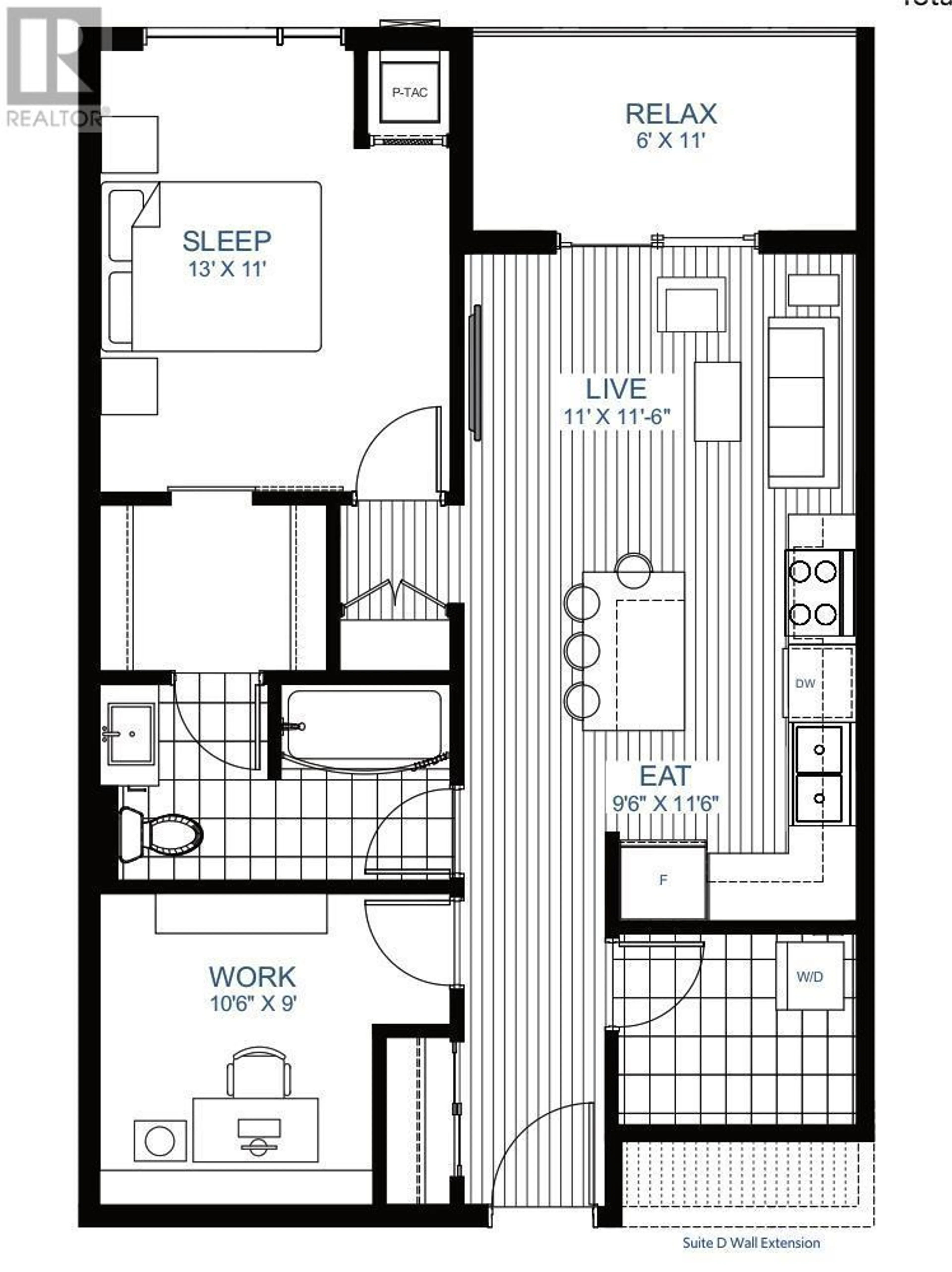 Floor plan for 2345 BUTT Road Unit# 511, West Kelowna British Columbia V4T1N6