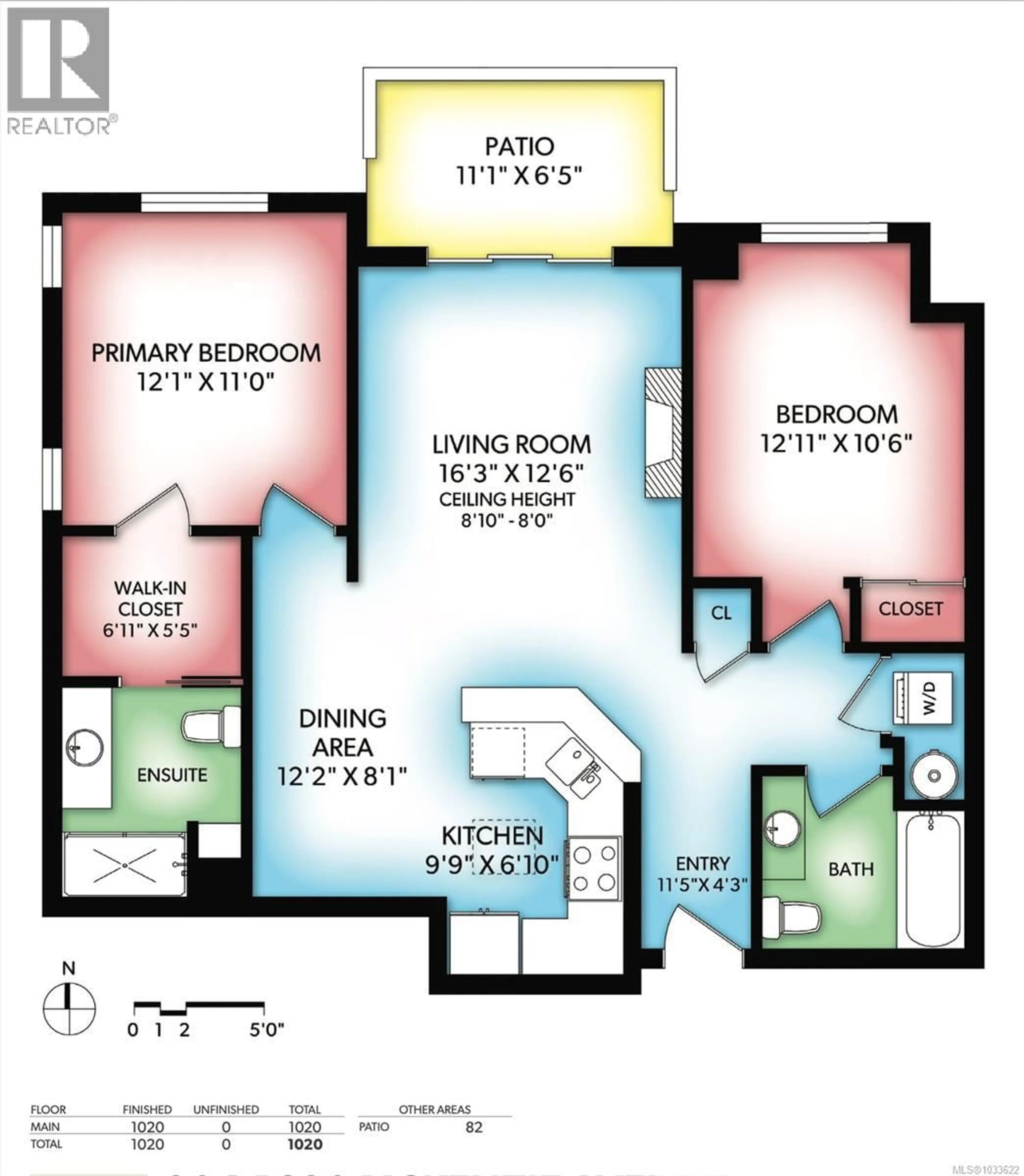 Floor plan for 204 - 1620 MCKENZIE AVENUE, Saanich British Columbia V8N0A1