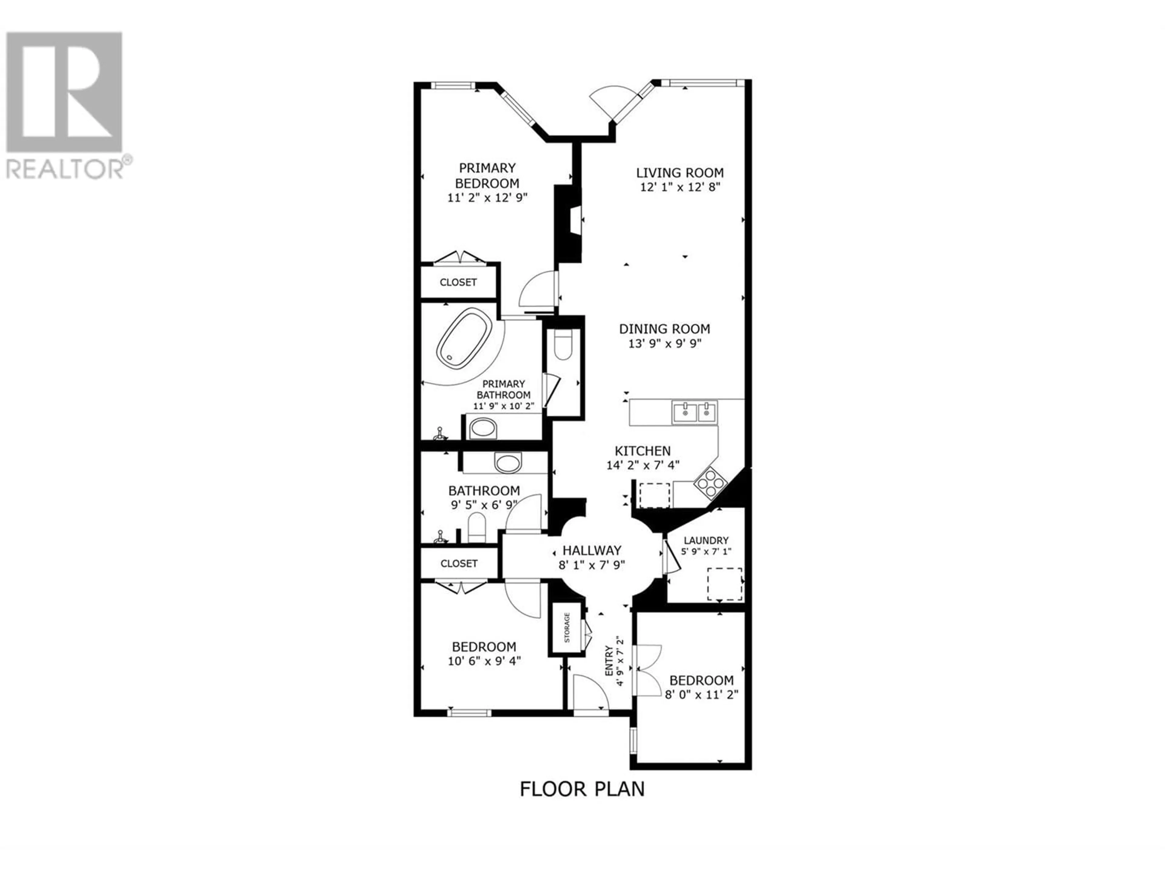 Floor plan for 1288 Water Street Unit# 361 F6, Kelowna British Columbia V1Y9P4