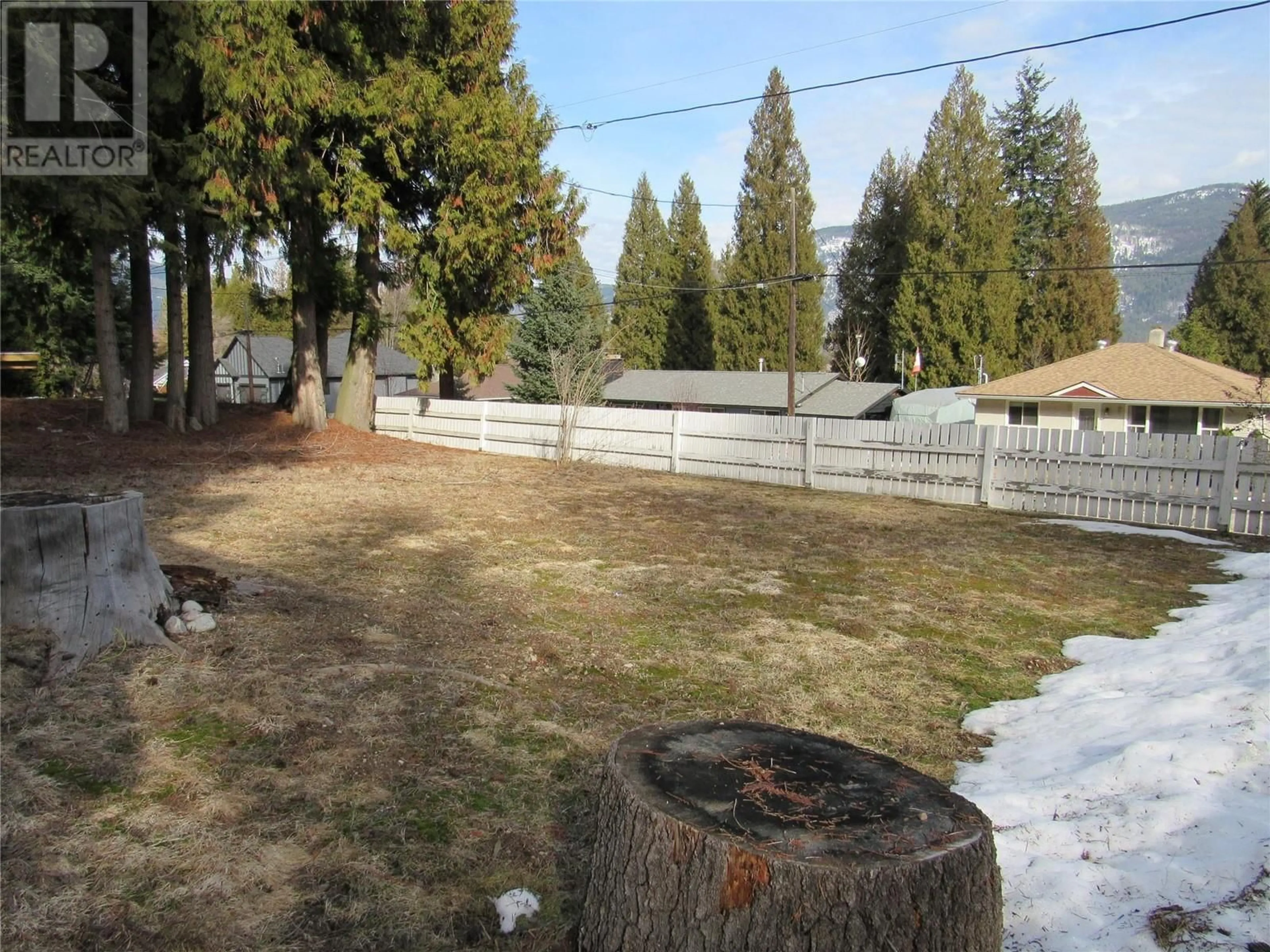 A pic from outside/outdoor area/front of a property/back of a property/a pic from drone, unknown for 2532 10th Avenue Lot# 16, Castlegar British Columbia V1N3A2