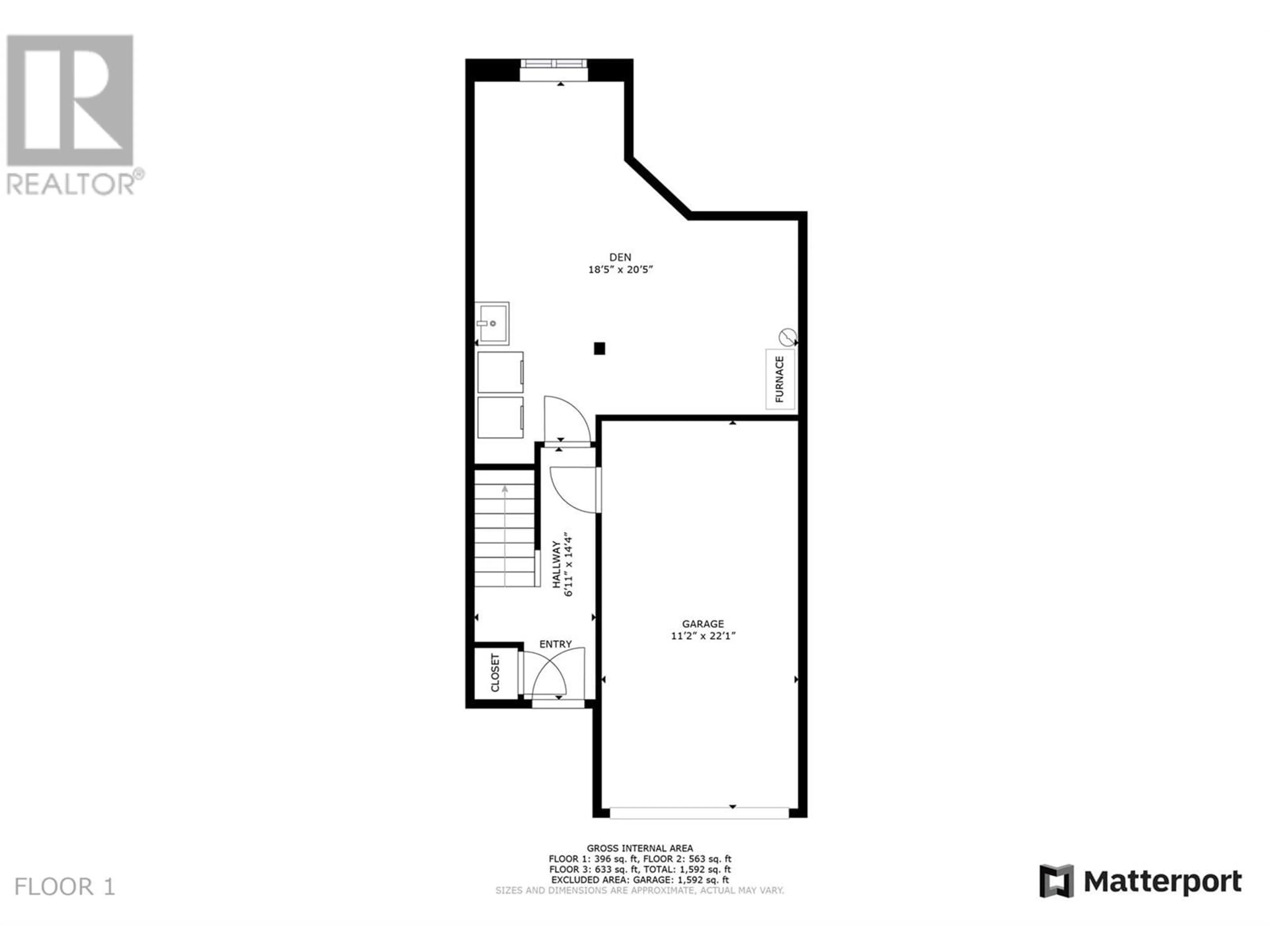 Floor plan for 5901 Heritage Drive Unit# 11, Vernon British Columbia V1H1Z5