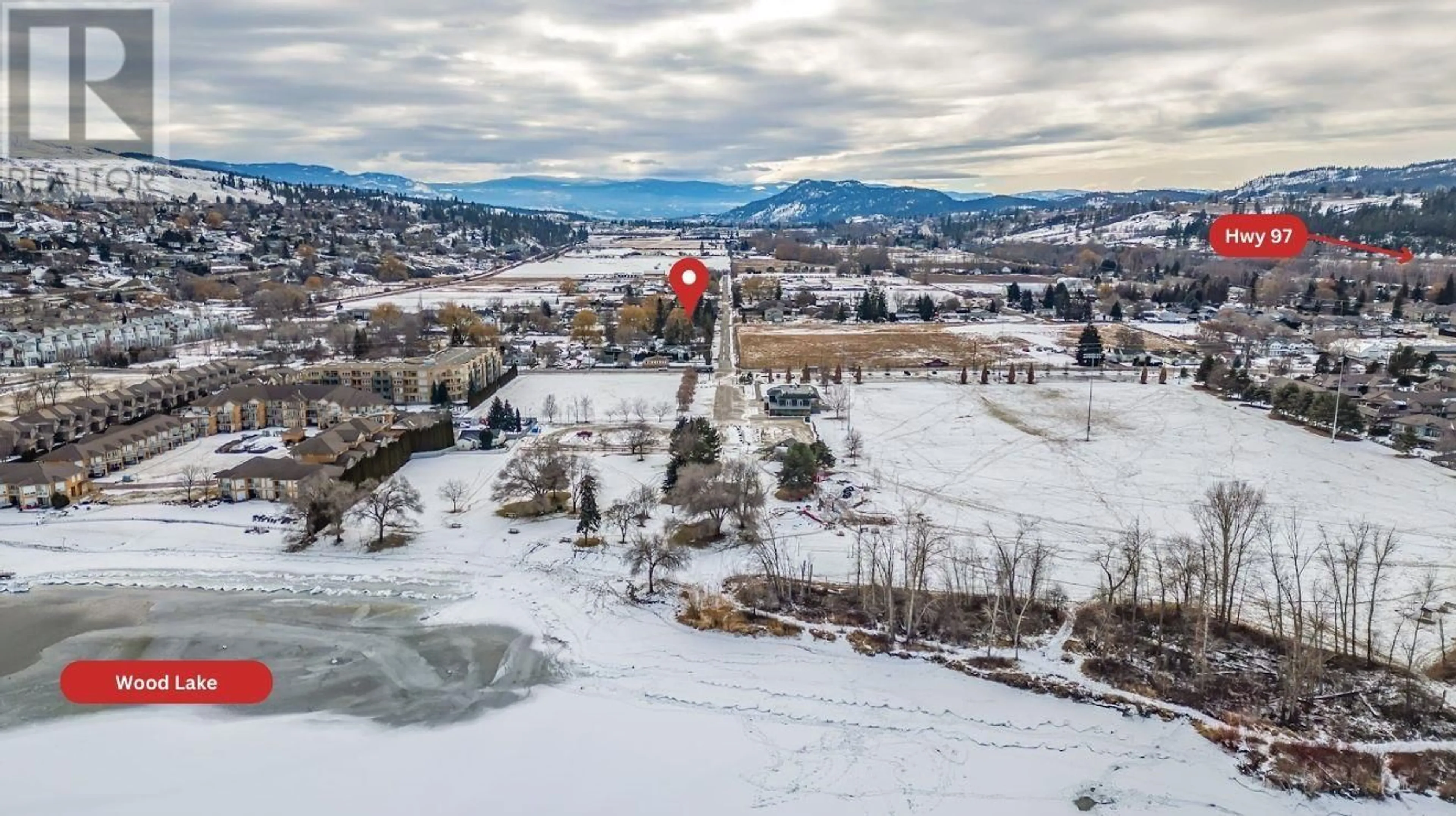 A pic from outside/outdoor area/front of a property/back of a property/a pic from drone, mountain view for 11441 Reiswig Road, Lake Country British Columbia V4V1Y5