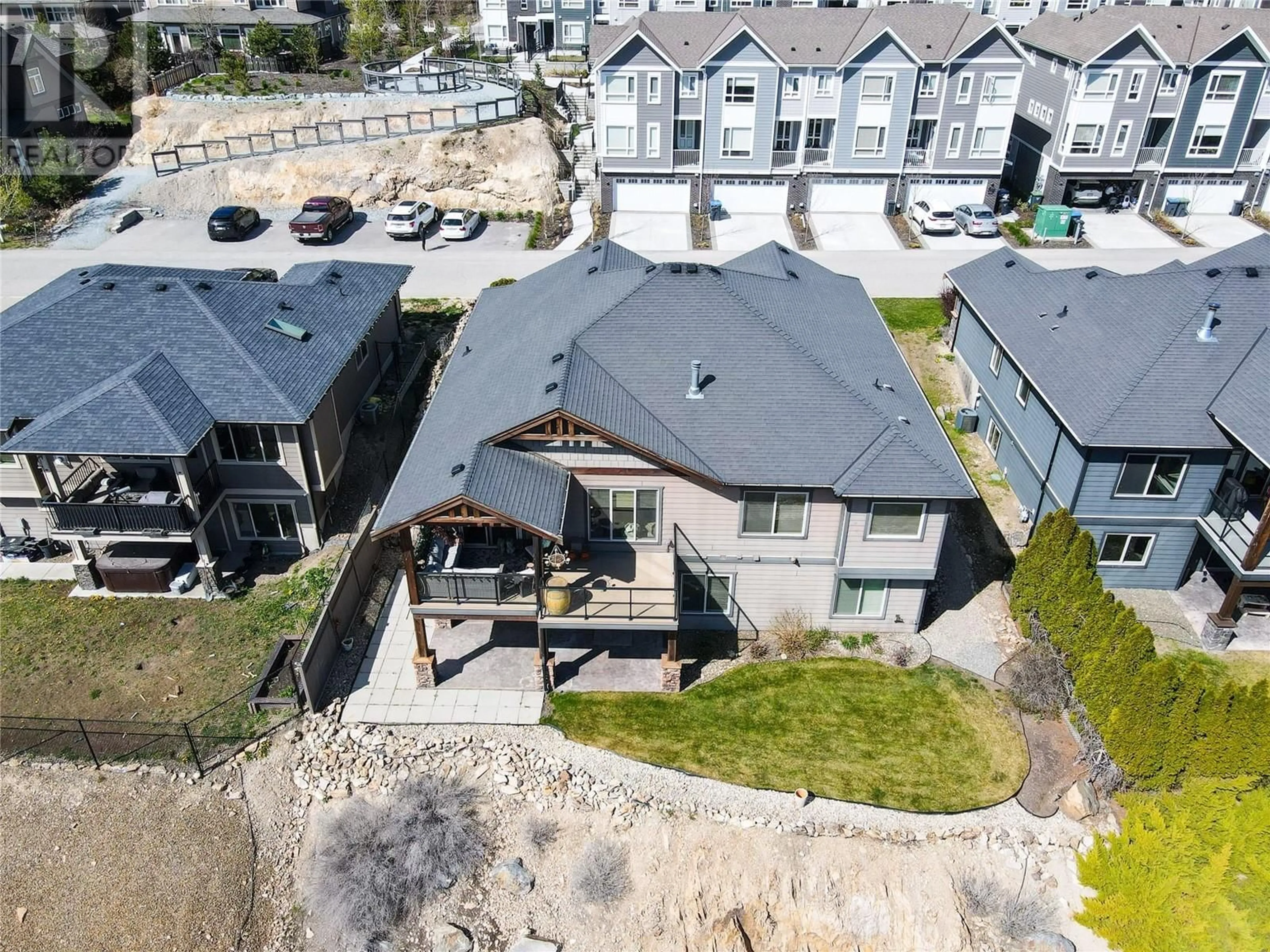 A pic from outside/outdoor area/front of a property/back of a property/a pic from drone, unknown for 12970 LAKE HILL DRIVE, Lake Country British Columbia V4V2P7