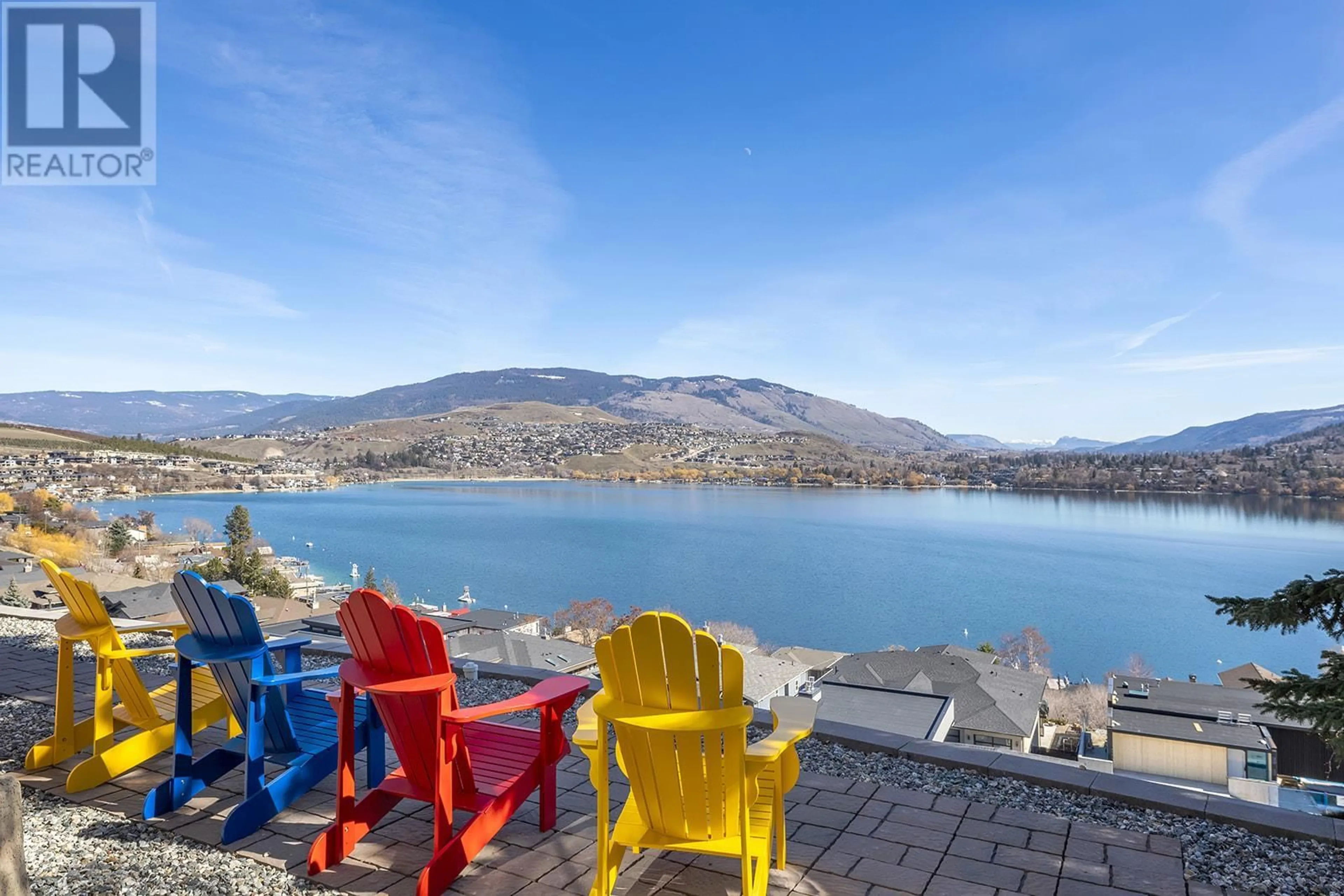 Patio, water/lake/river/ocean view for 7905 STONERIDGE Drive, Coldstream British Columbia V1B2T7