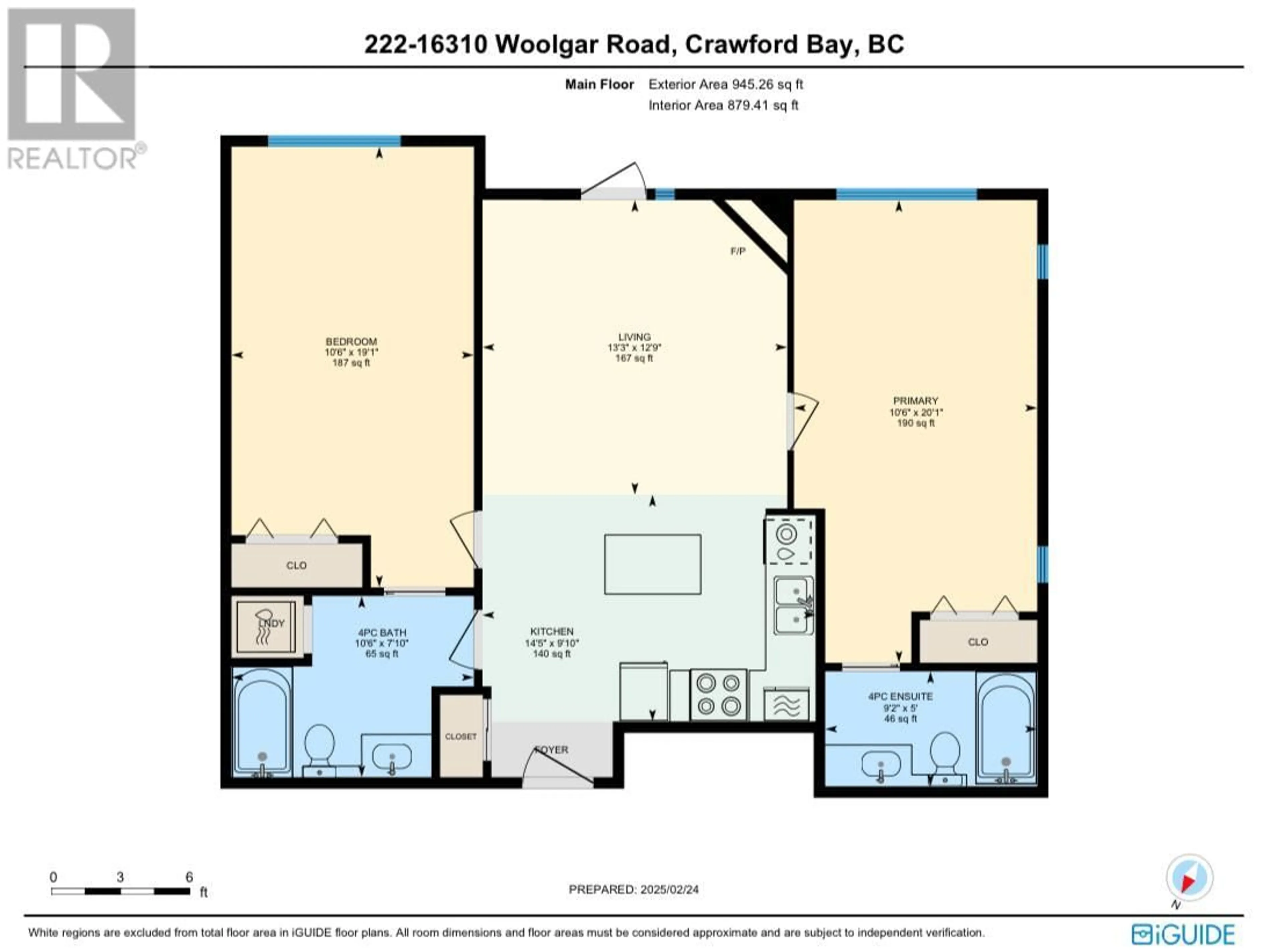 Floor plan for 16310 WOOLGAR Road Unit# 222, Crawford Bay British Columbia V0B1E0