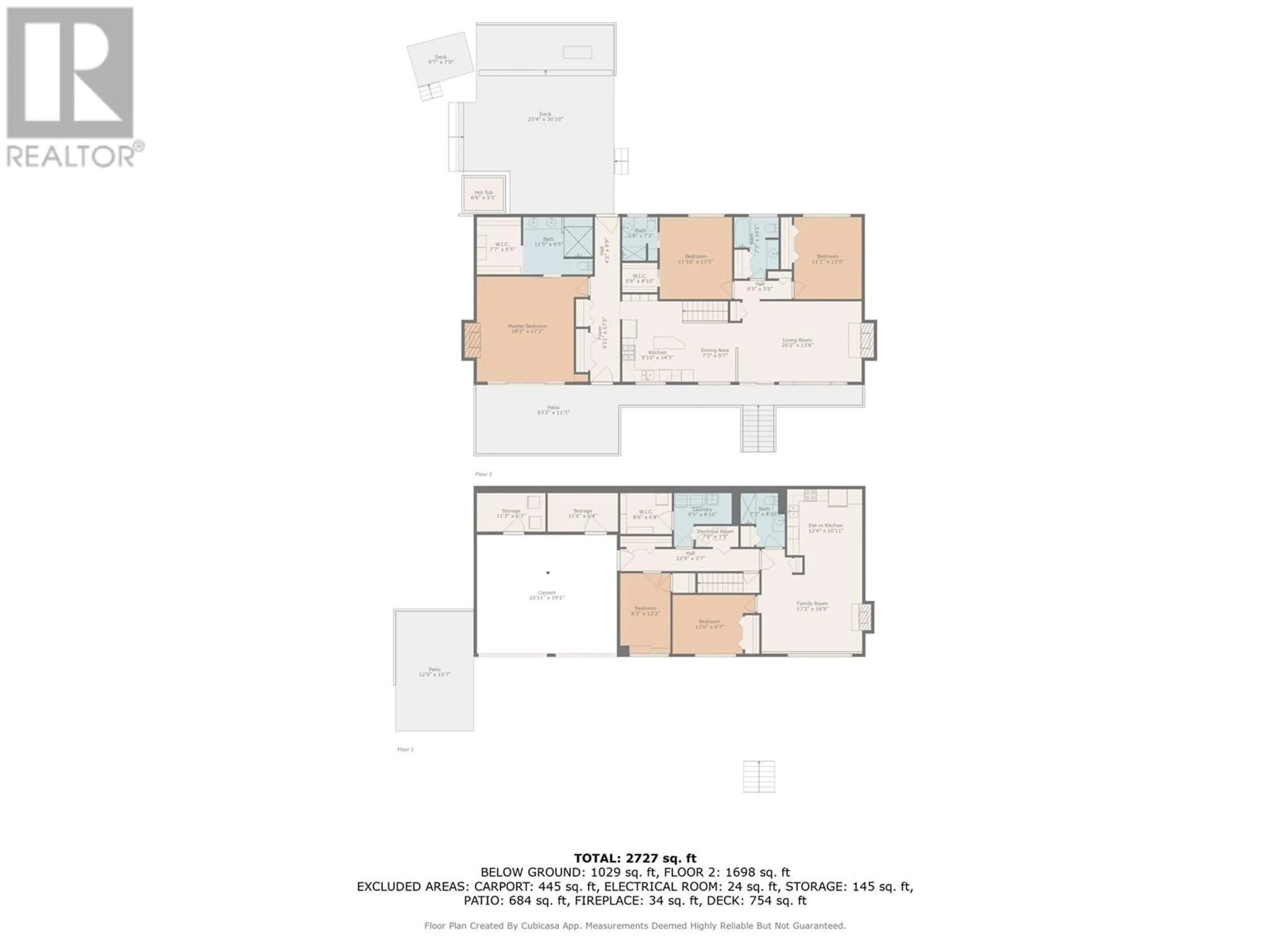 Floor plan for 7023 Bella Vista Road, Vernon British Columbia V1H1X3