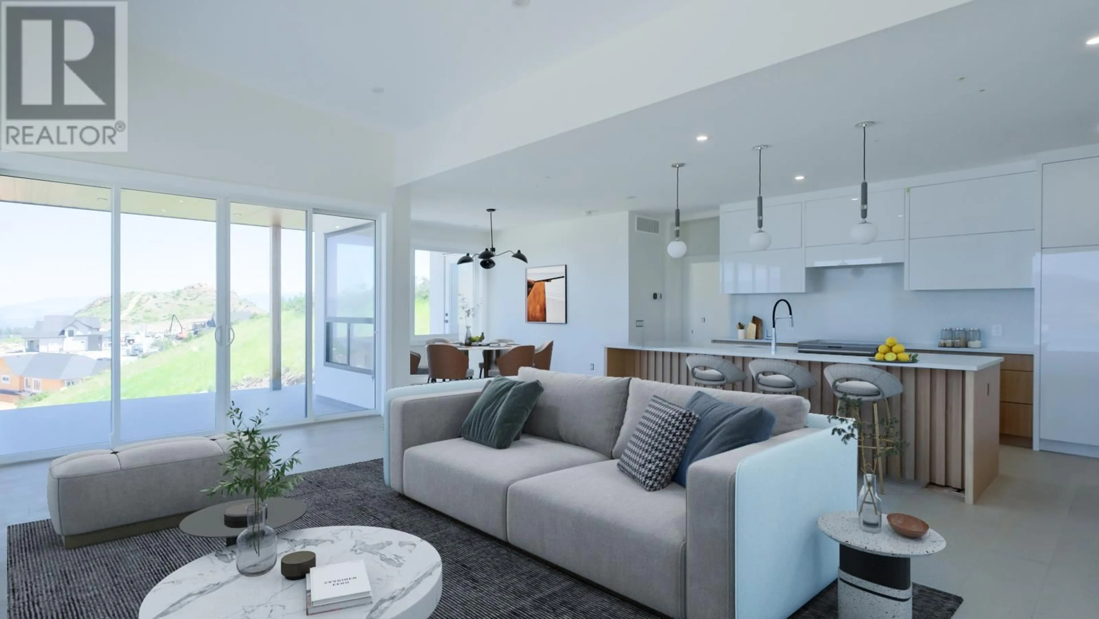 Living room with furniture, unknown for 402 TRESTLE RIDGE DRIVE, Kelowna British Columbia V1W5M3