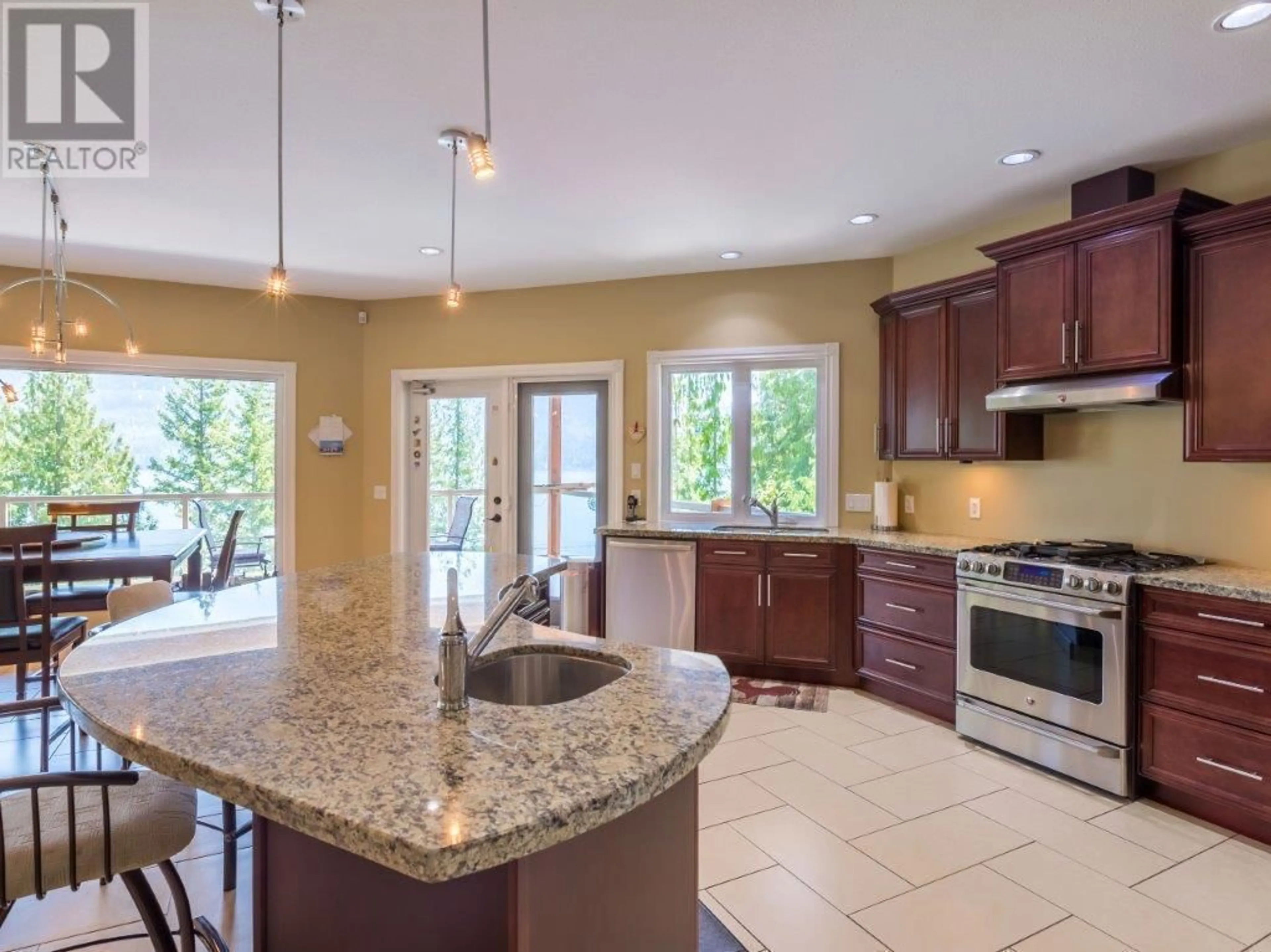 Open concept kitchen, ceramic/tile floor for 8738 SQUILAX ANGLEMONT ROAD, St. Ives British Columbia V0E1M9
