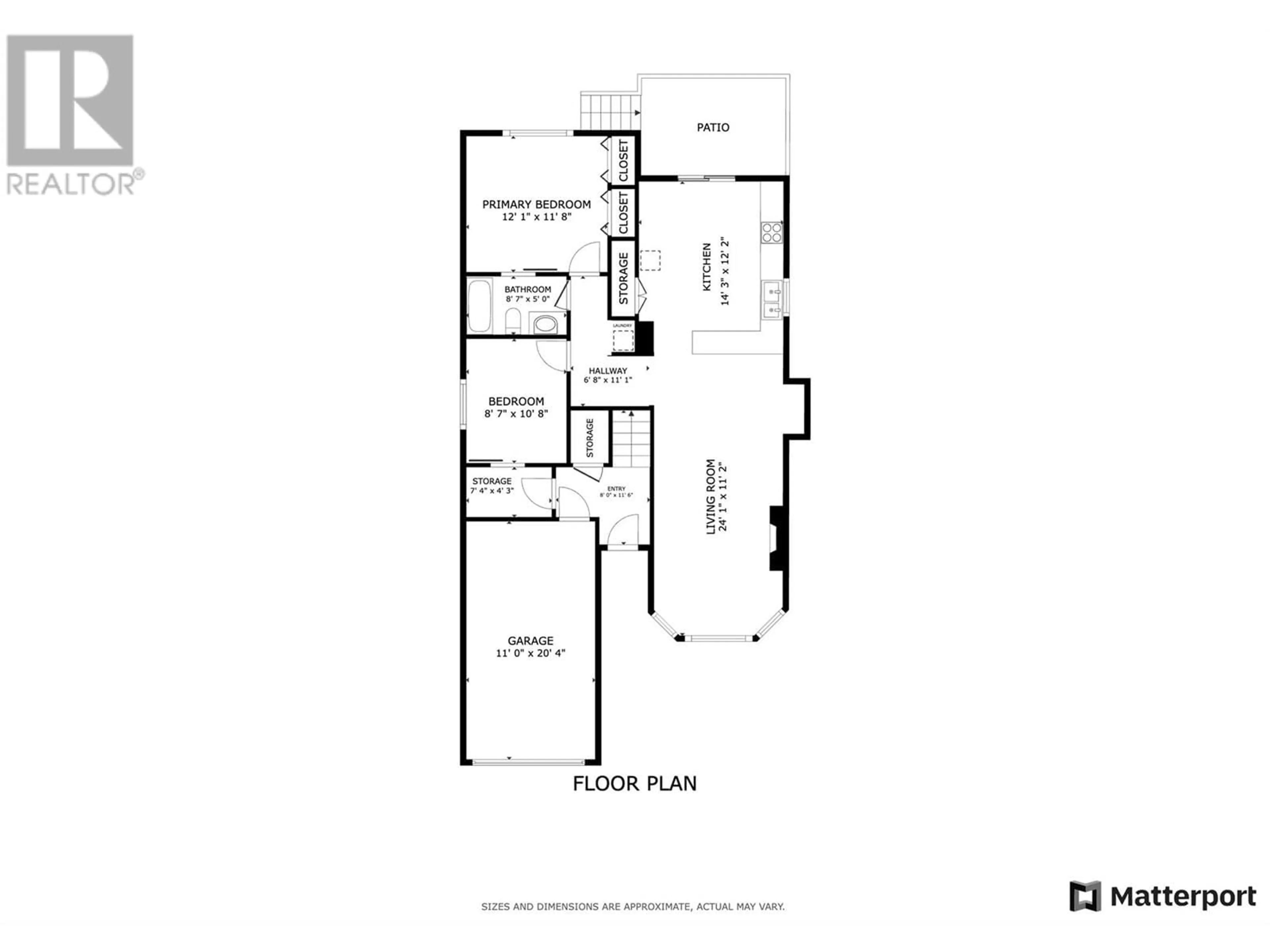 Floor plan for 174 Ritchie Court, Kelowna British Columbia V1V2A8