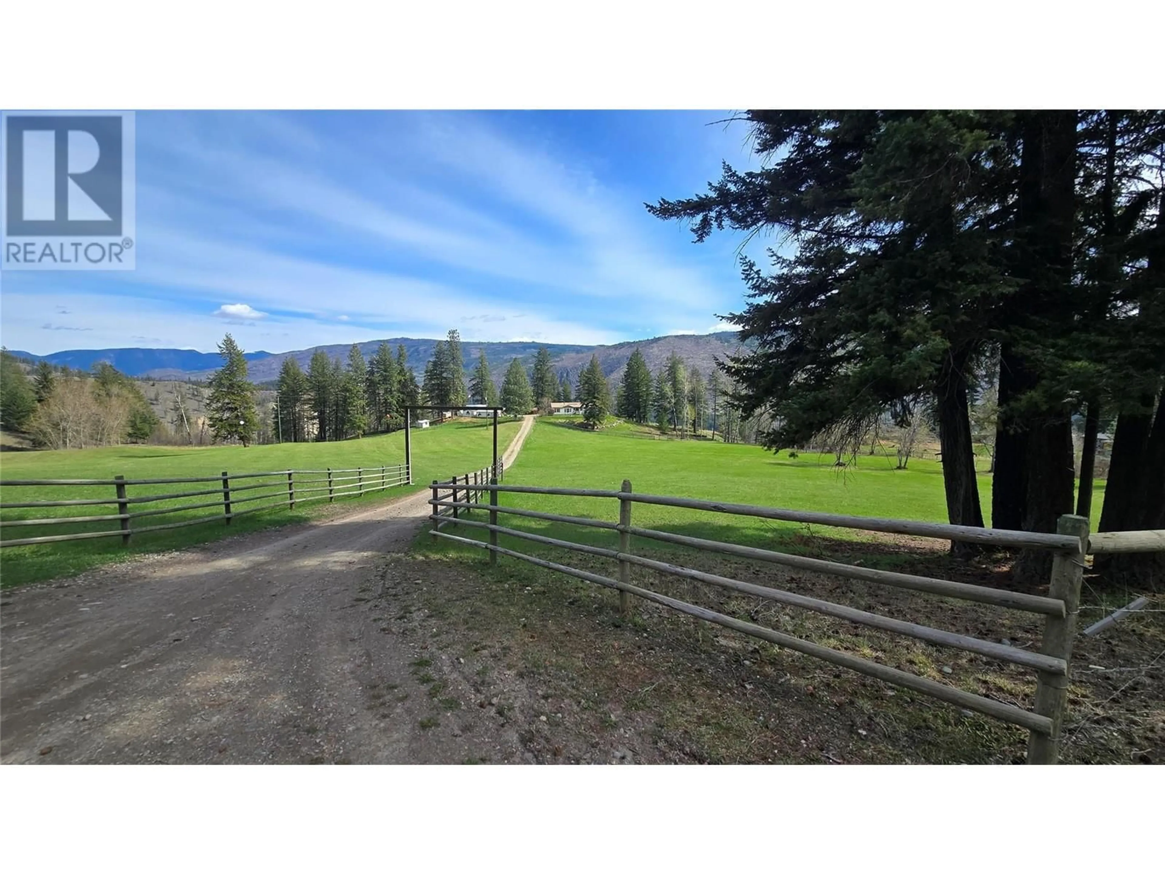 A pic from outside/outdoor area/front of a property/back of a property/a pic from drone, mountain view for 2300 WESTSYDE ROAD NORTH, Barriere British Columbia V0E1E0