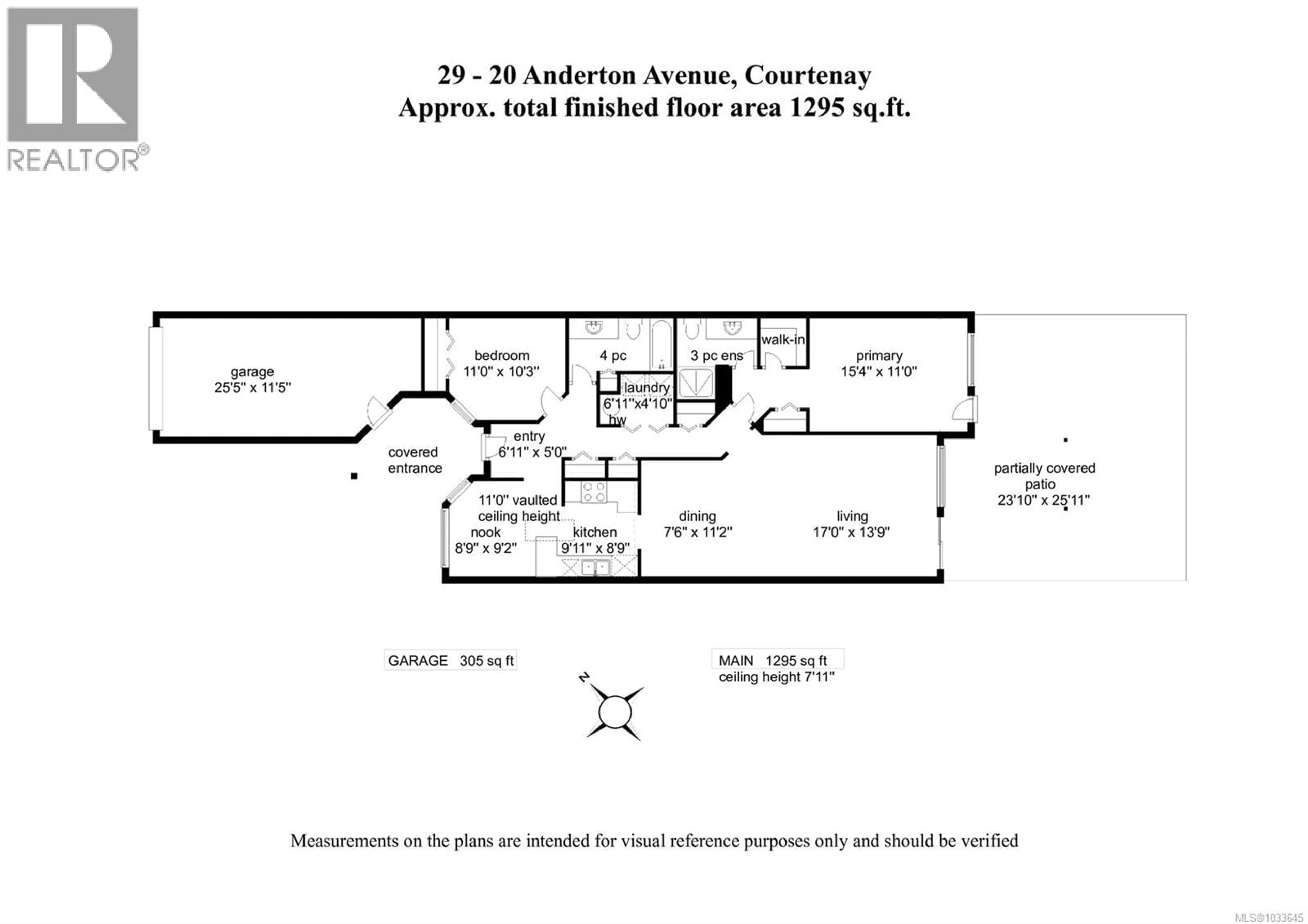 Floor plan for 29 - 20 ANDERTON AVENUE, Courtenay British Columbia V9N2G8