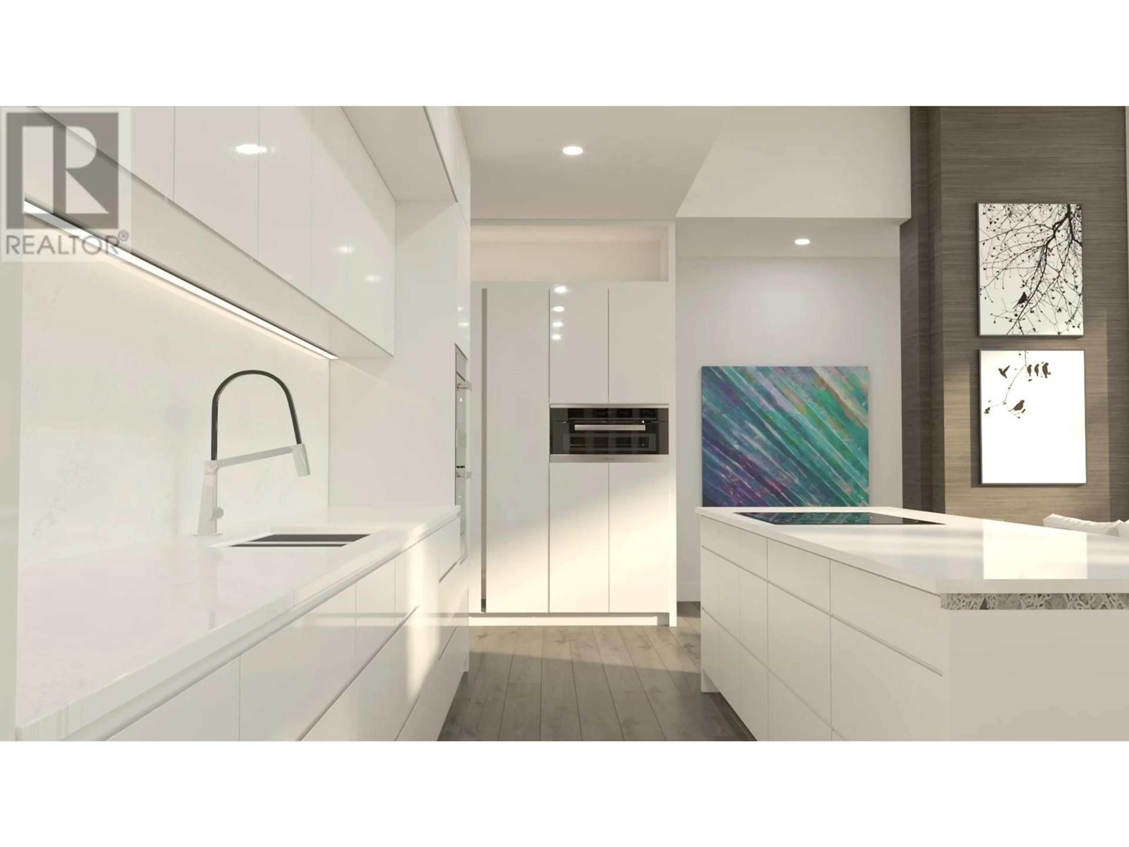 Contemporary kitchen, ceramic/tile floor for 301 - 13415 LAKESHORE DRIVE SOUTH, Summerland British Columbia V0H1Z1