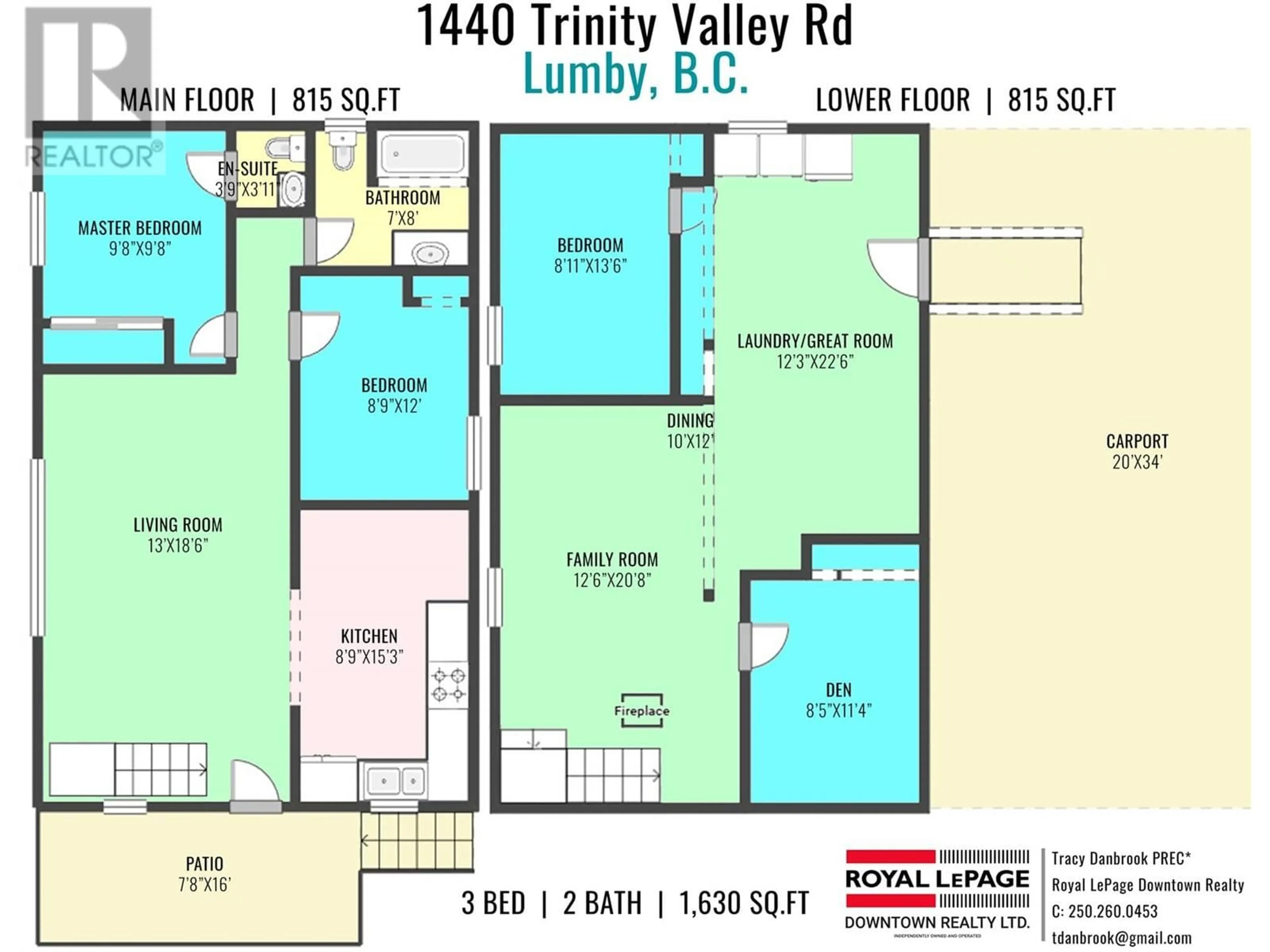 Floor plan for 1440 TRINITY VALLEY ROAD, Lumby British Columbia V0E2G0