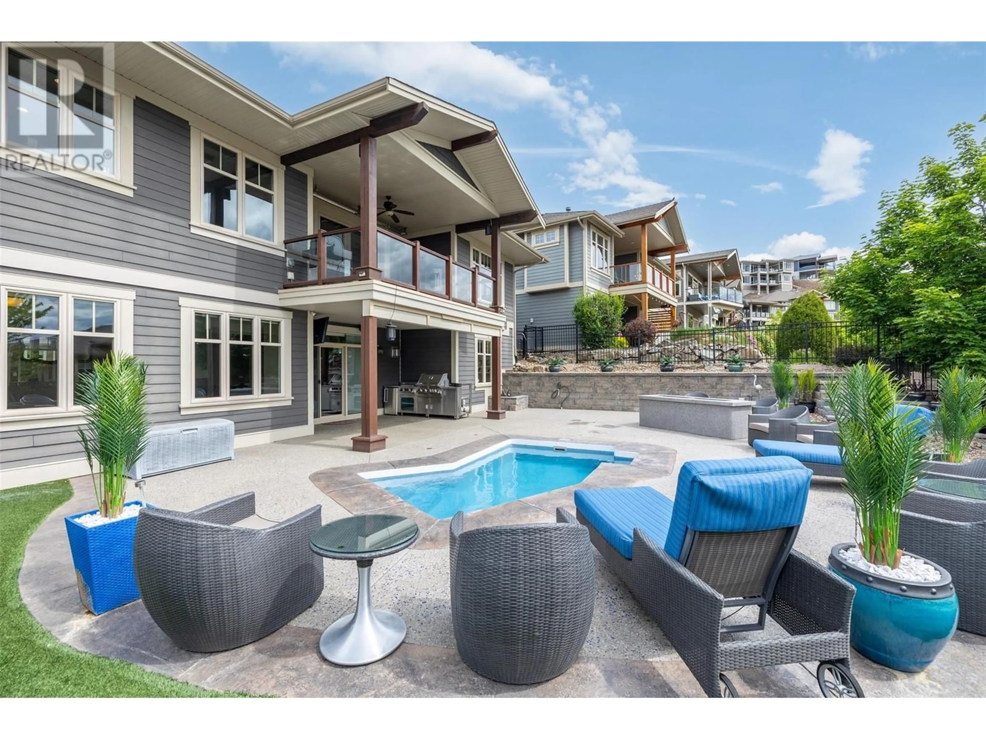 Patio, water/lake/river/ocean view for 4100 ROCKCRESS COURT, Vernon British Columbia V1T9W4