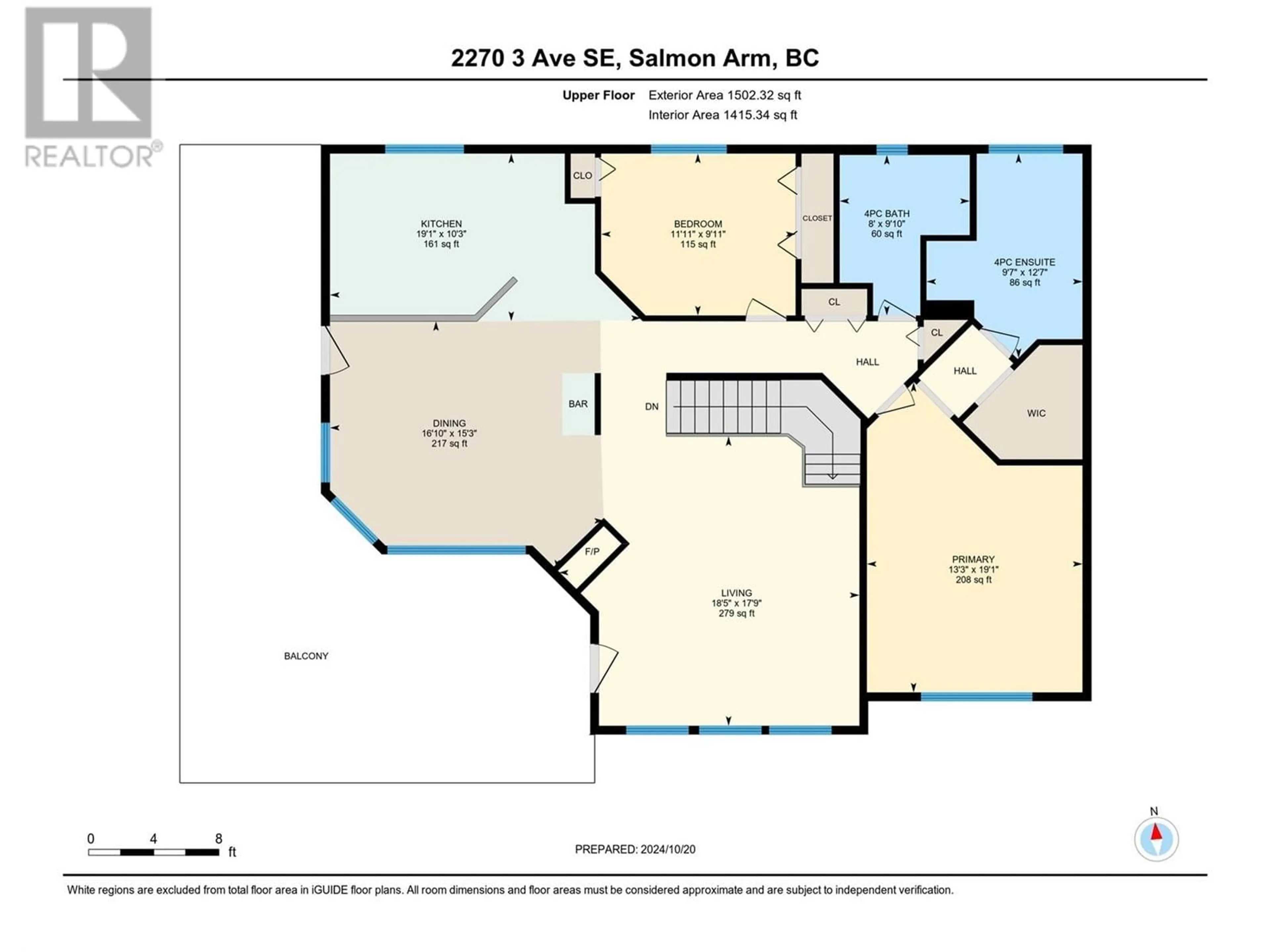 Floor plan for 2270 3 AVENUE SOUTHEAST, Salmon Arm British Columbia V1E1K1