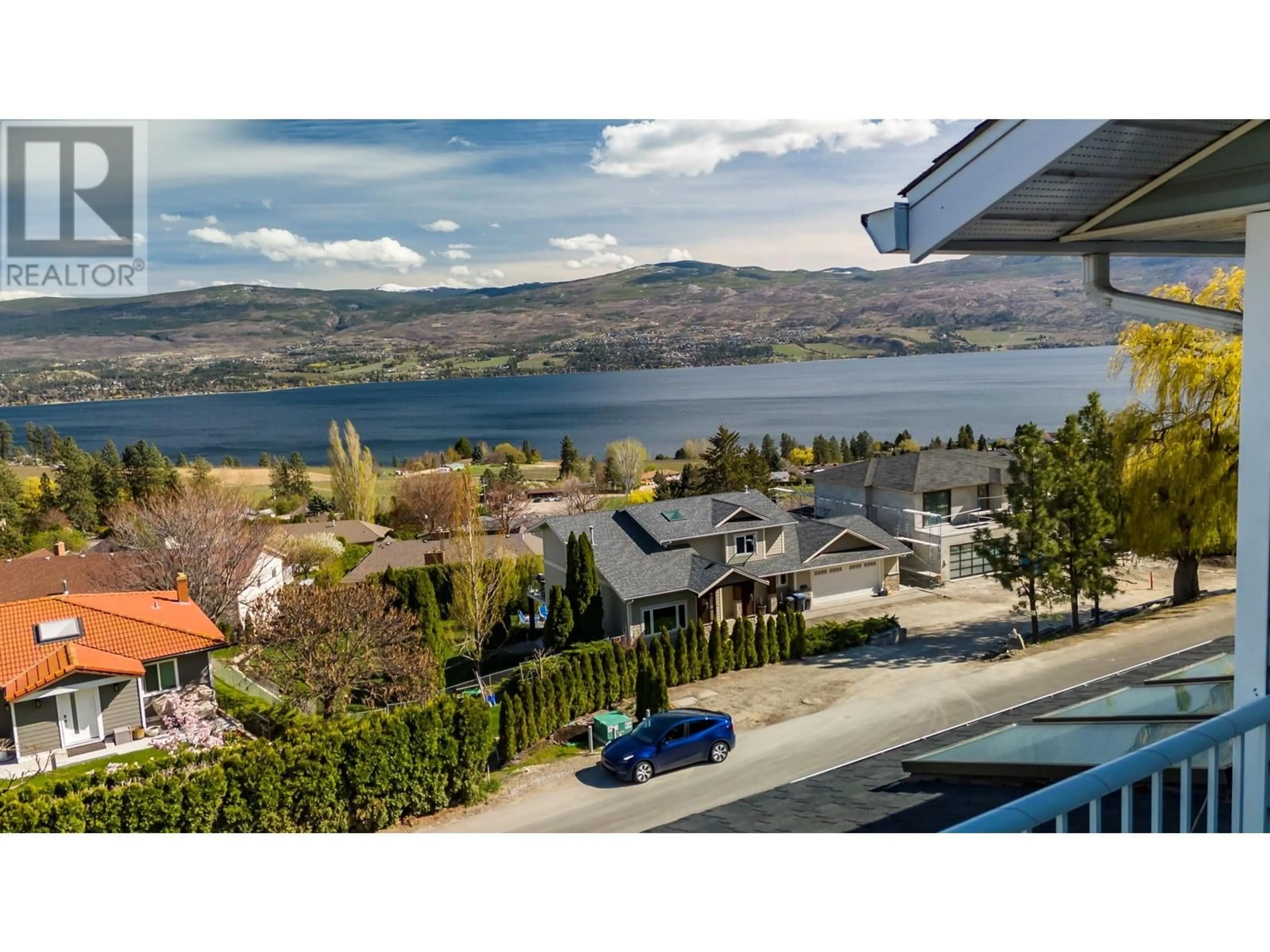 A pic from outside/outdoor area/front of a property/back of a property/a pic from drone, water/lake/river/ocean view for 1108 Menu Road, West Kelowna British Columbia V1Z2J5