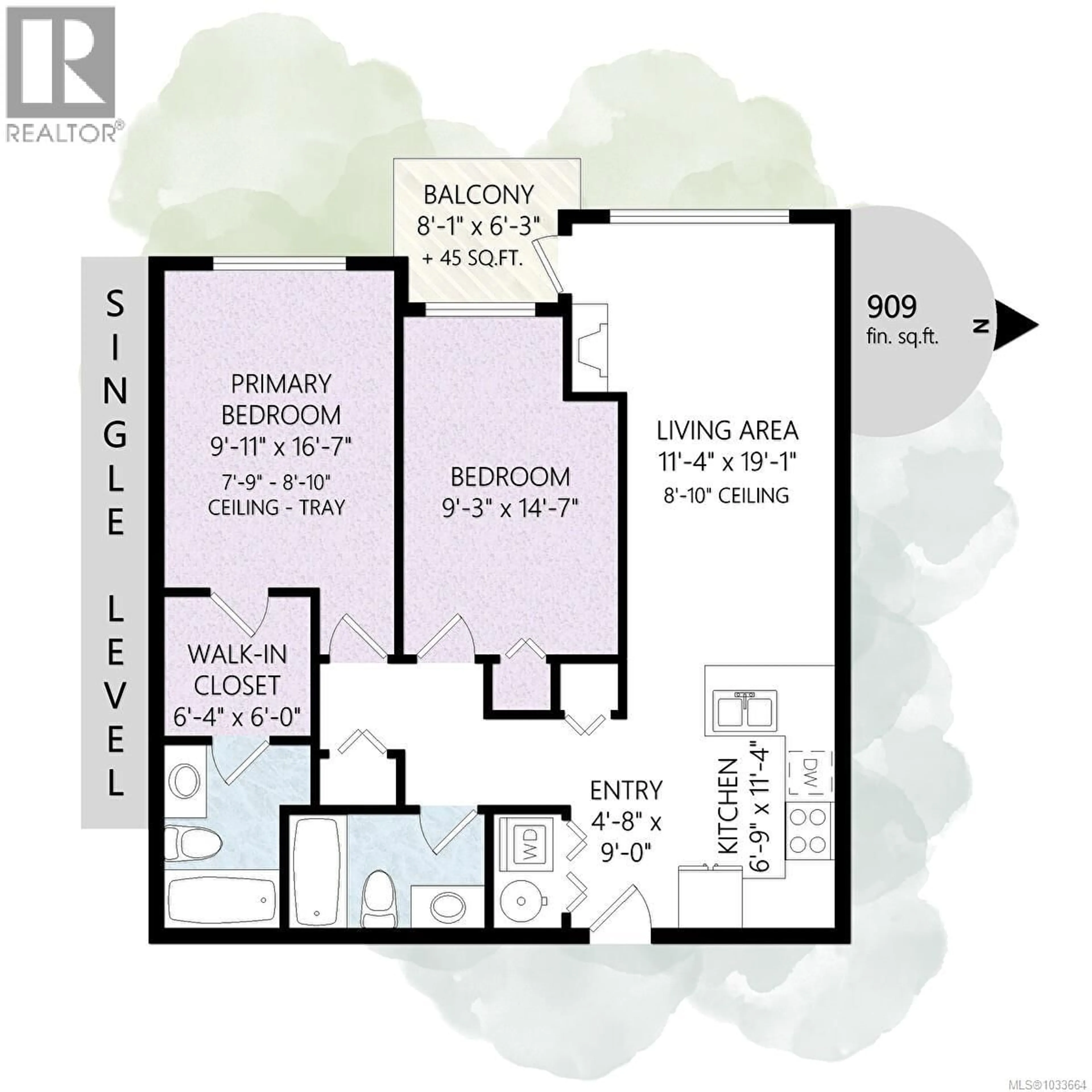Floor plan for 311 - 866 BROCK AVENUE, Langford British Columbia V9B3C6