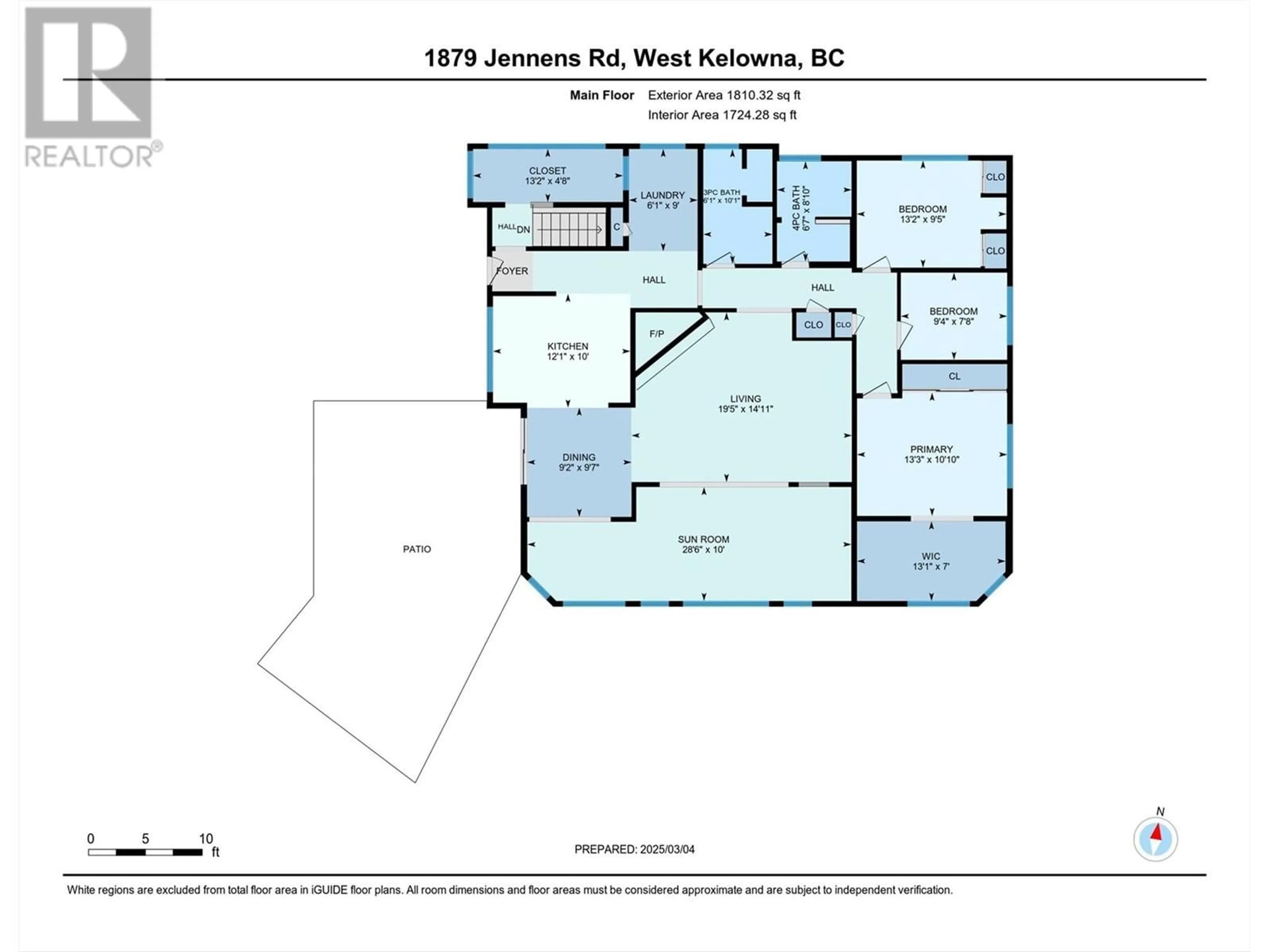 Floor plan for 1879 JENNENS ROAD, West Kelowna British Columbia V4T2C9