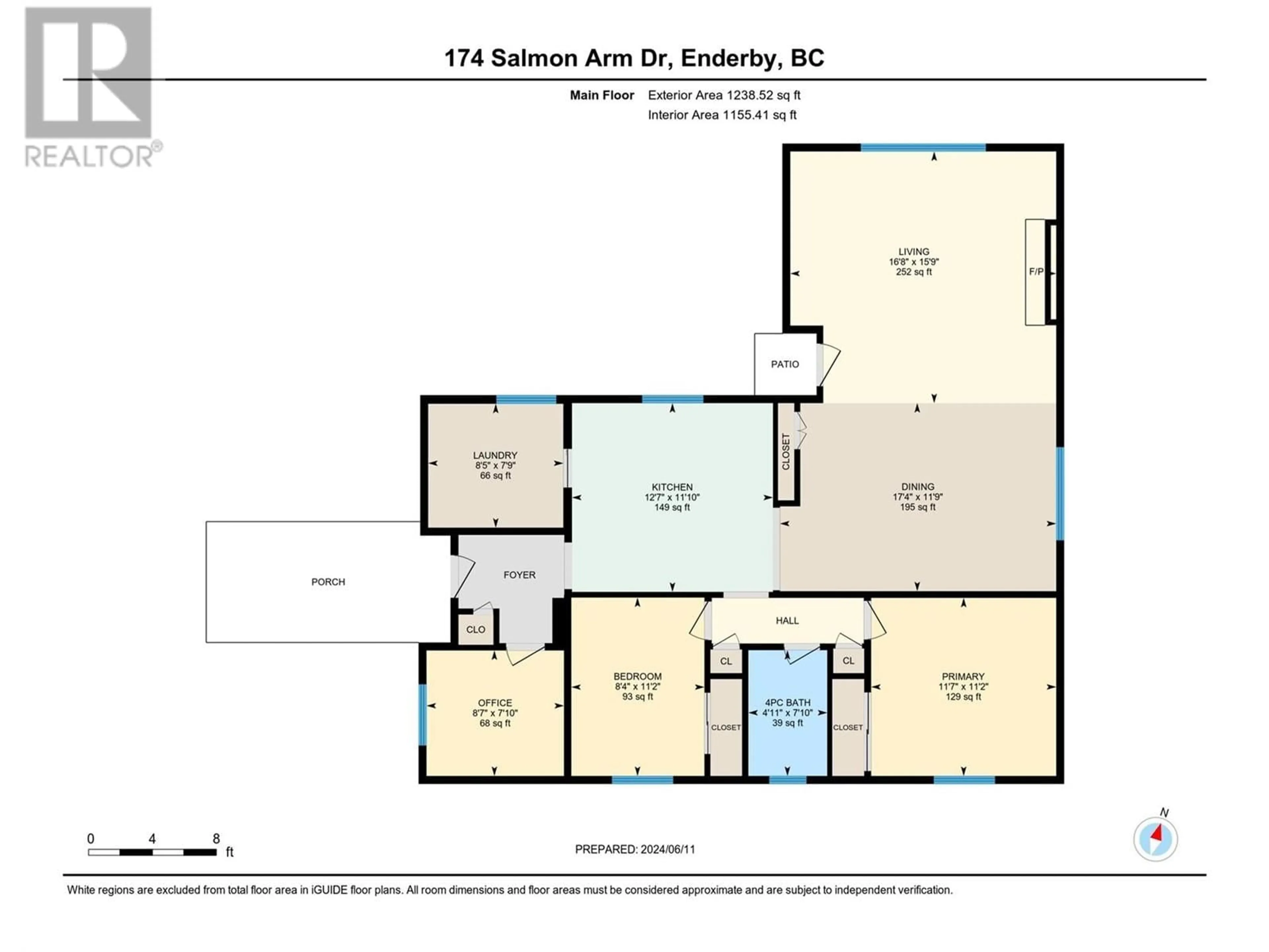 Floor plan for 174 Salmon Arm Drive, Enderby British Columbia V0E1V1