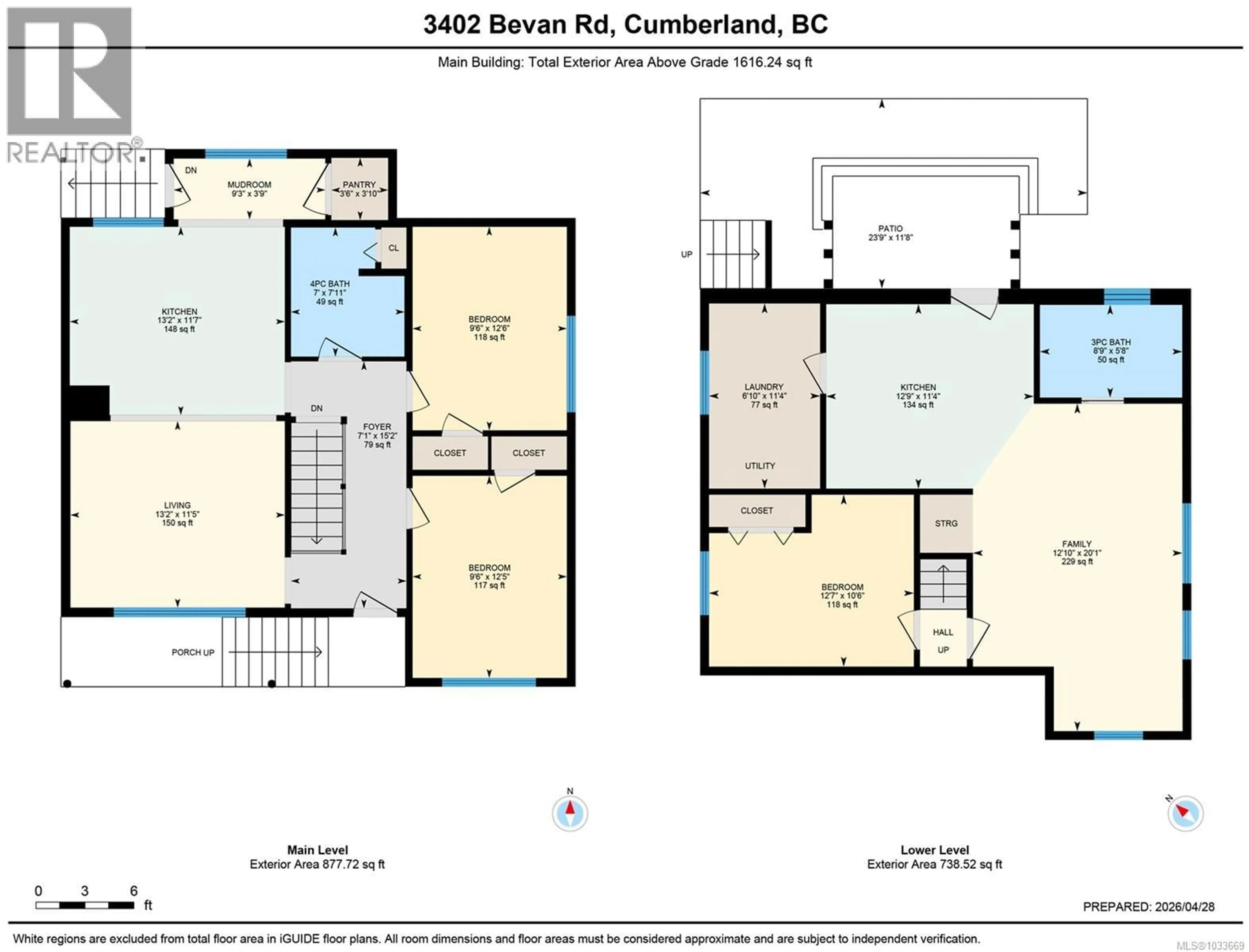 Floor plan for 3402 BEVAN ROAD, Cumberland British Columbia V0R1S0