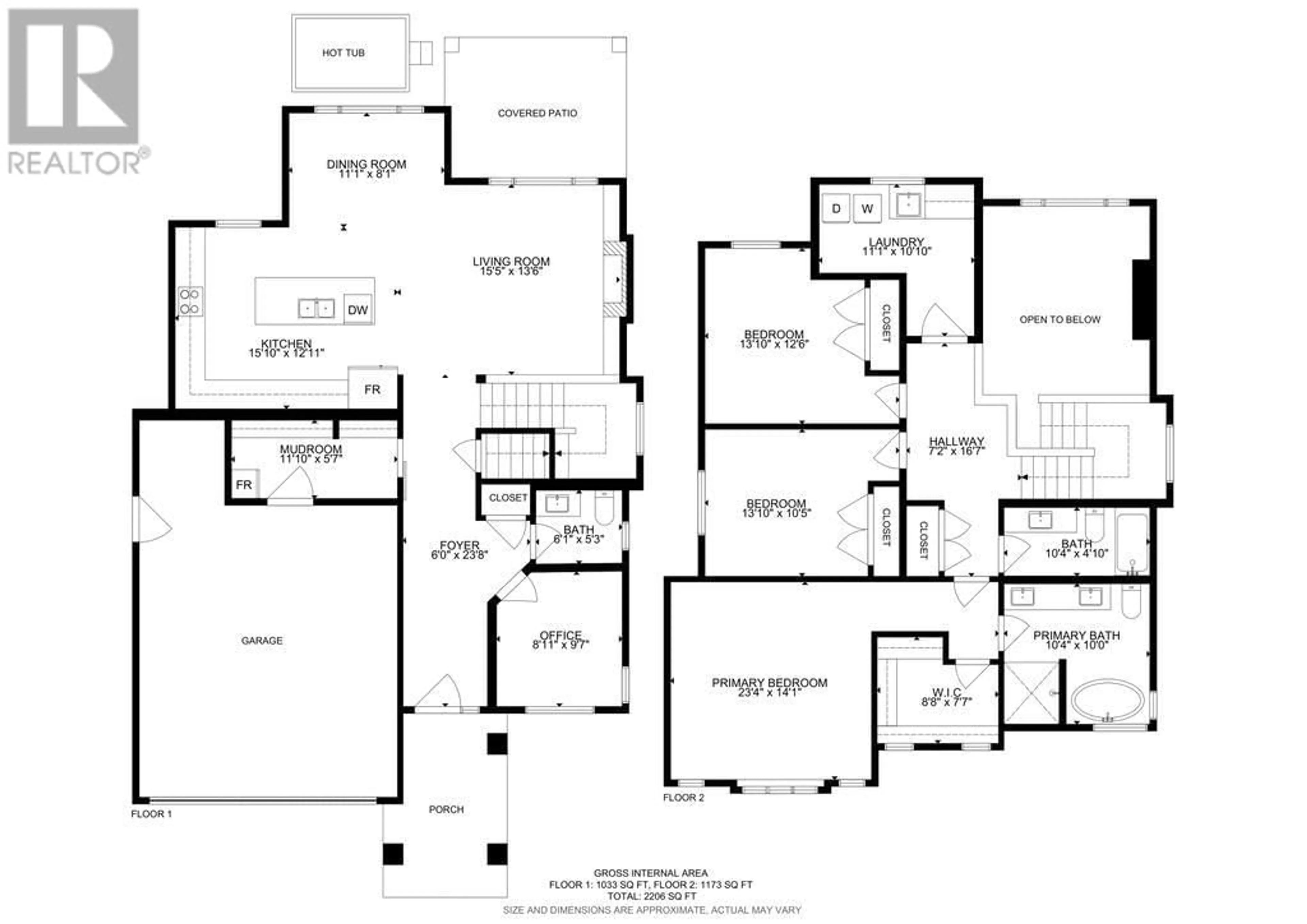 Floor plan for 4309 Ladd Court, Kelowna British Columbia V1W0B6