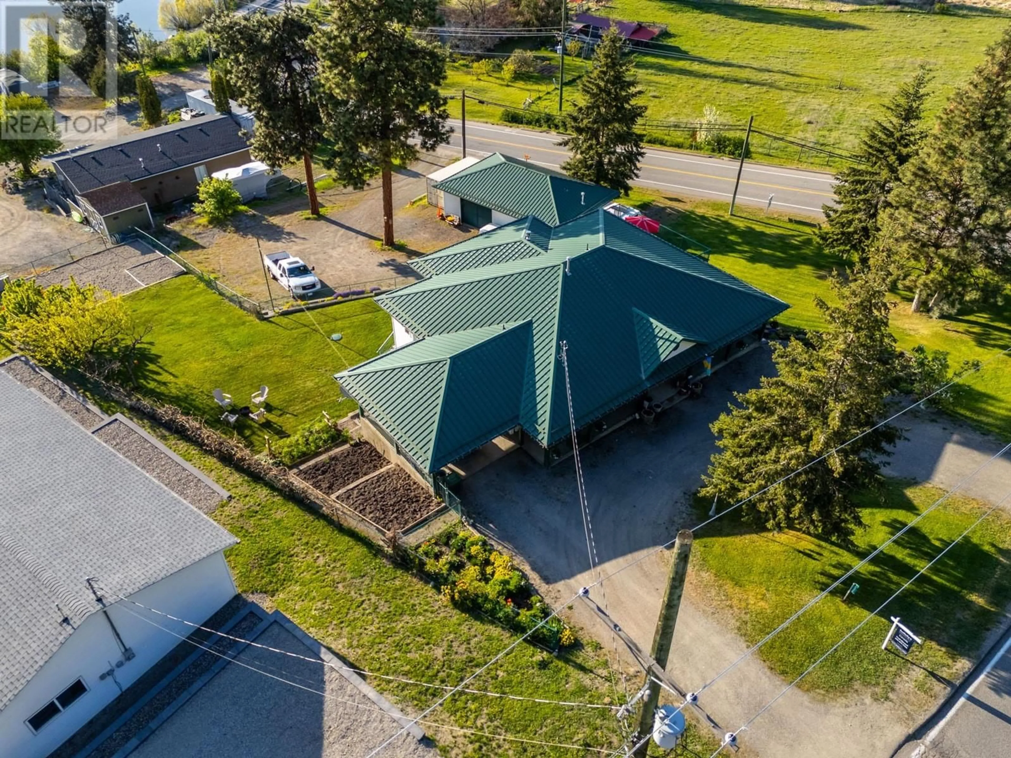 A pic from outside/outdoor area/front of a property/back of a property/a pic from drone, unknown for 15326 OYAMA ROAD, Lake Country British Columbia V4V2C5