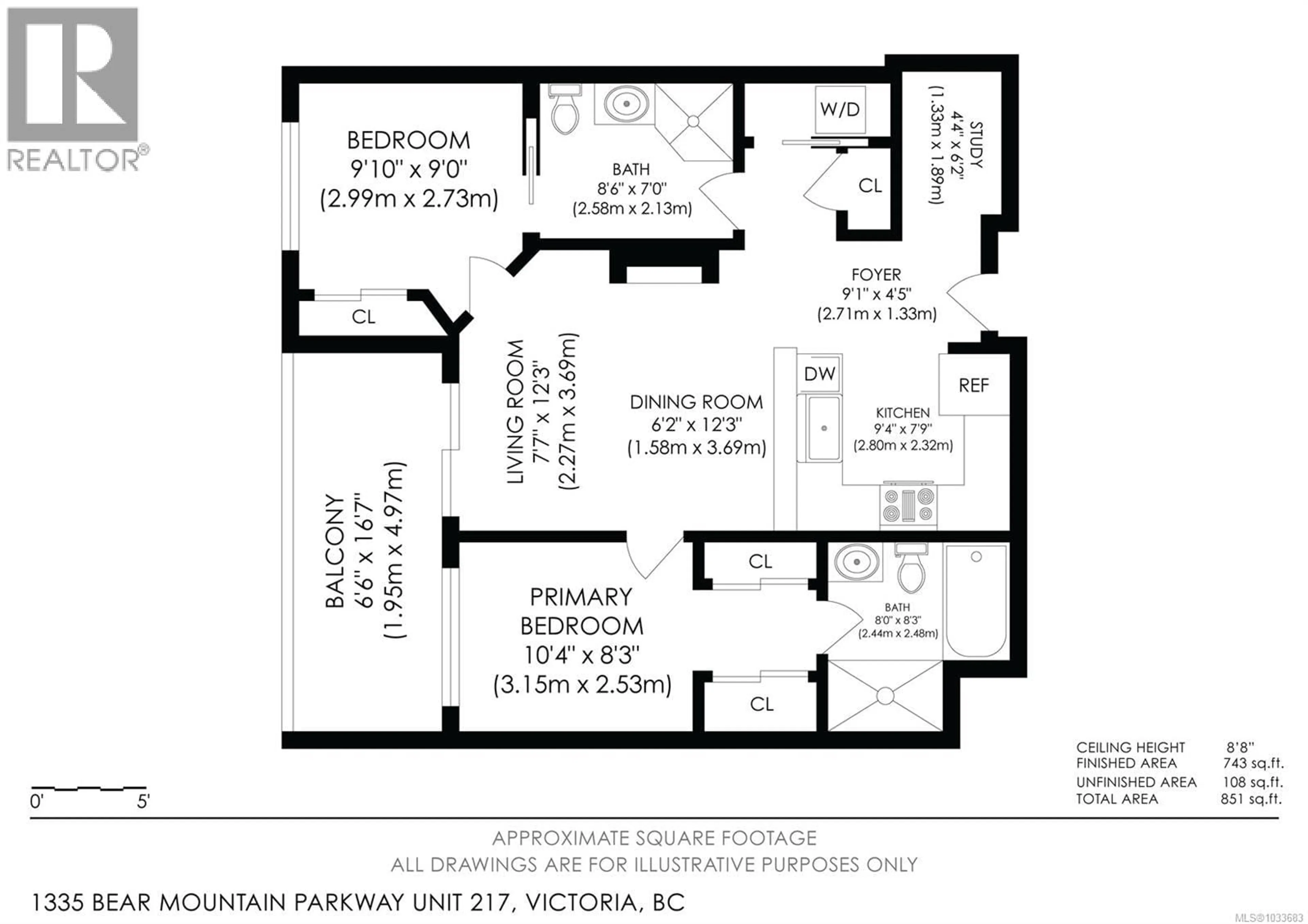 Floor plan for 217 - 1335 BEAR MOUNTAIN PARKWAY, Langford British Columbia V9B6T9