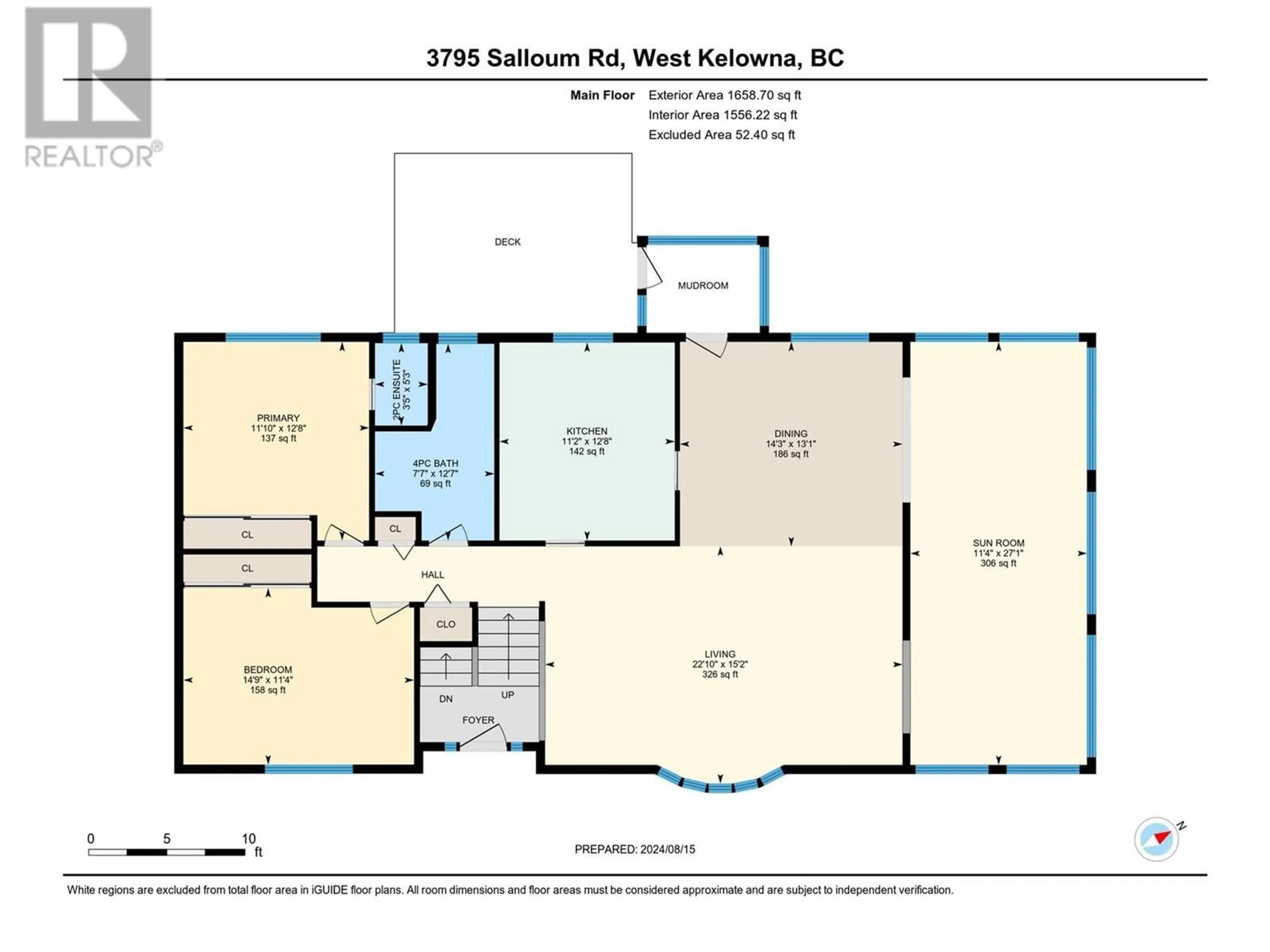 Floor plan for 3795 Salloum Road, West Kelowna British Columbia V4T1E2