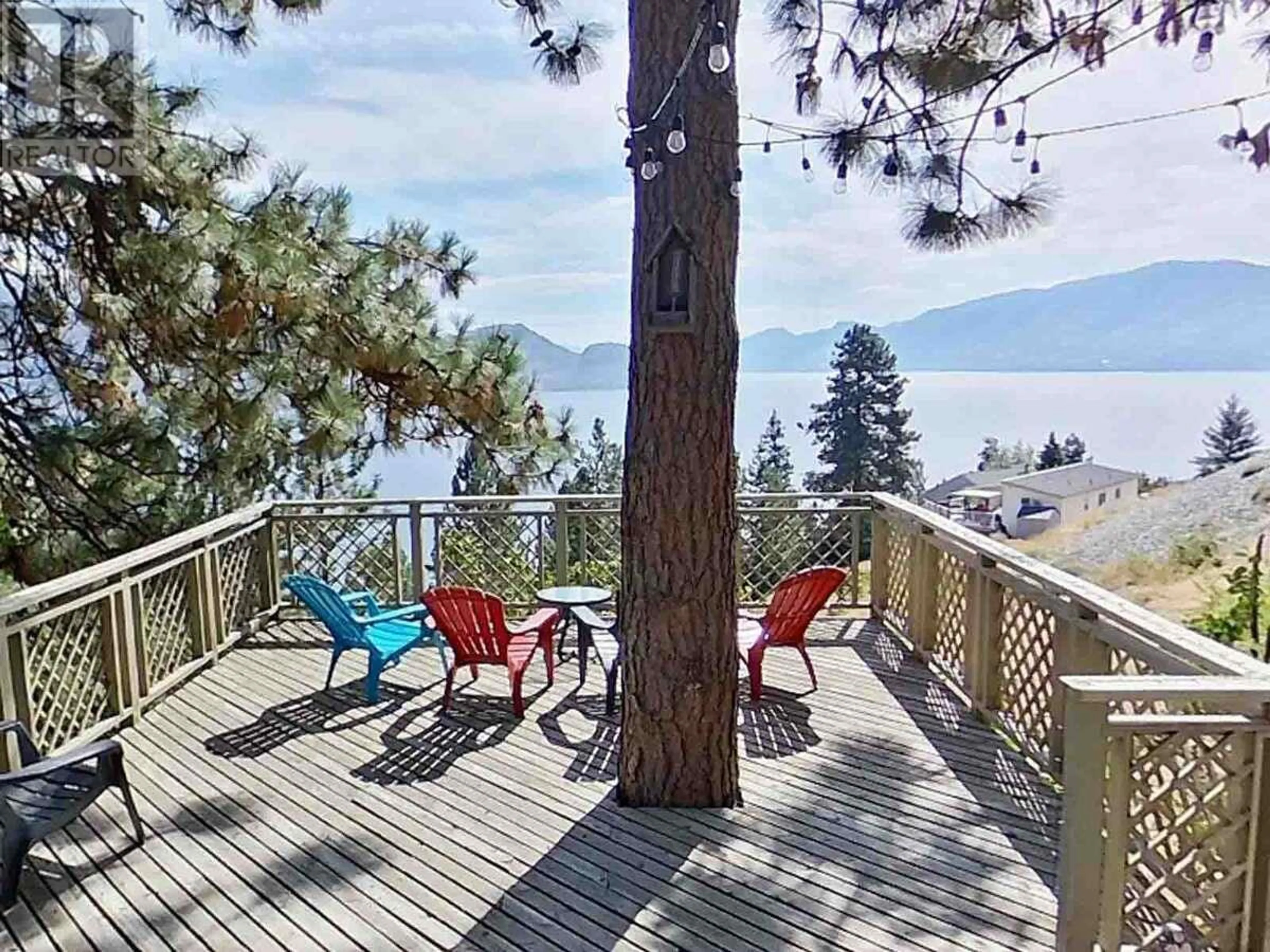 Patio, water/lake/river/ocean view for 5821 Atkinson Crescent, Peachland British Columbia V0H1X4