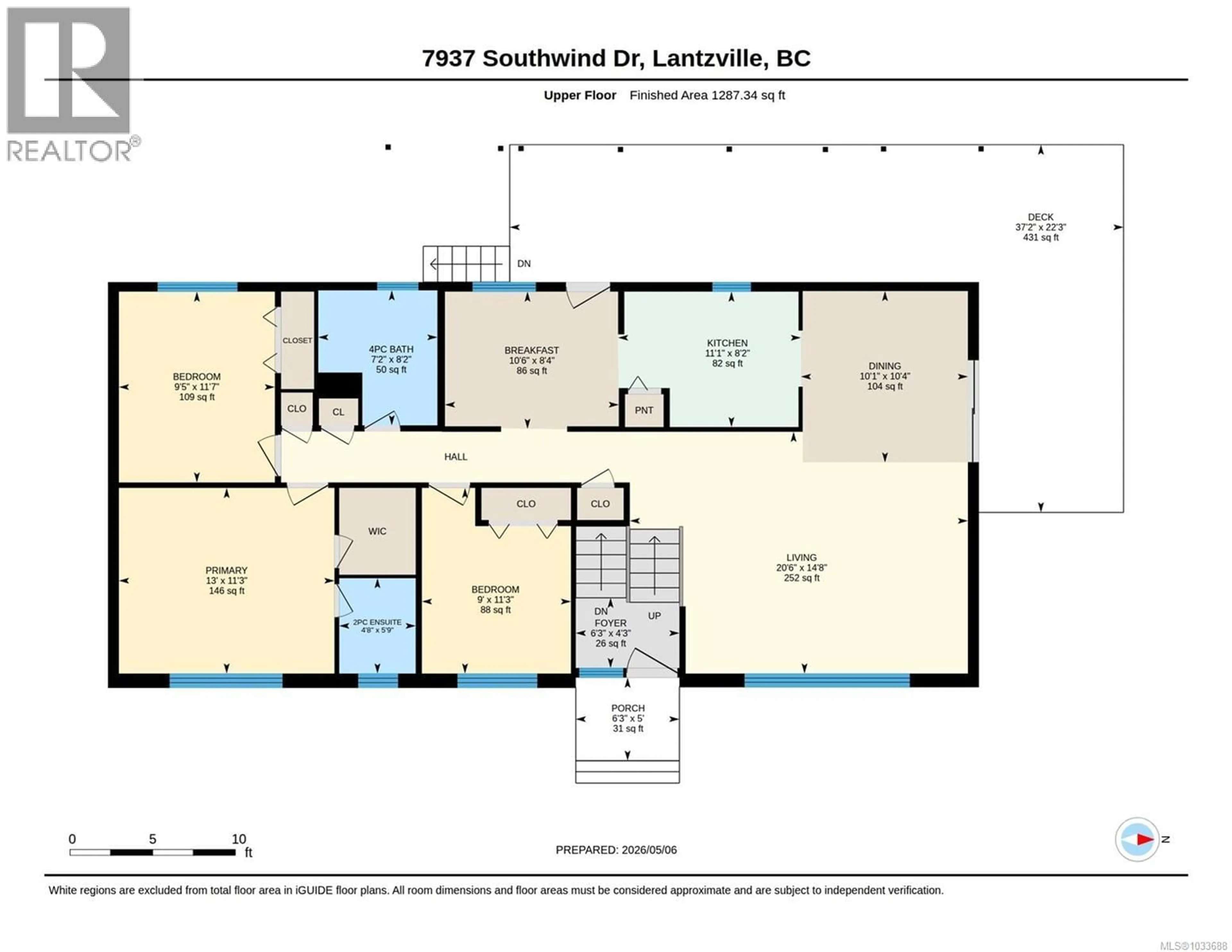 Floor plan for 7937 SOUTHWIND DRIVE, Lantzville British Columbia V0R2H0